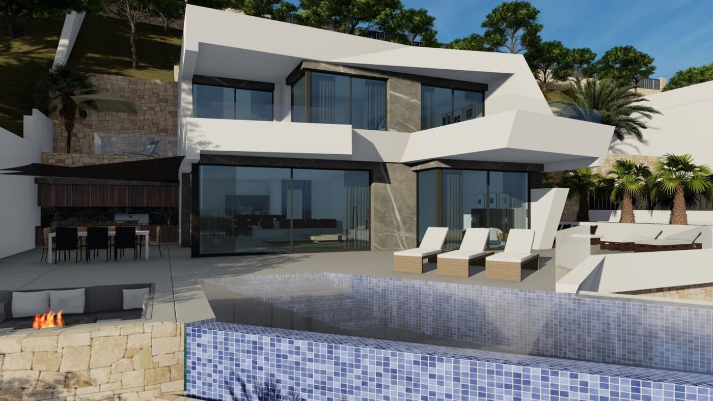 Villa de 4 dormitorios en Calpe