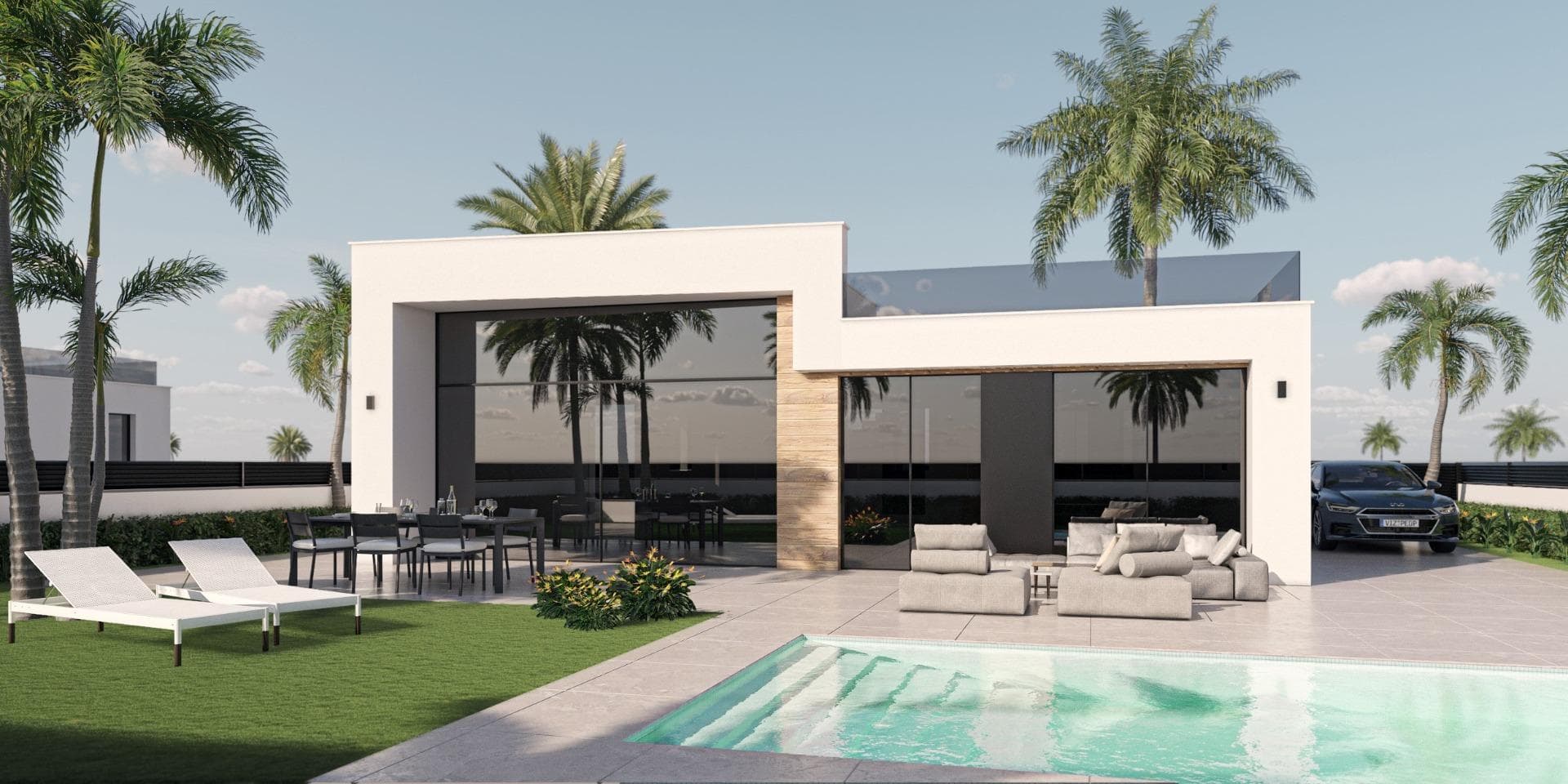 Villa de 2 dormitorios en Alhama de Murcia