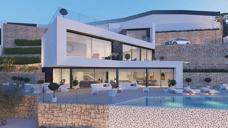 Eksklusiv nybygd luksusvilla i Benissa på Costa Blanca Nord