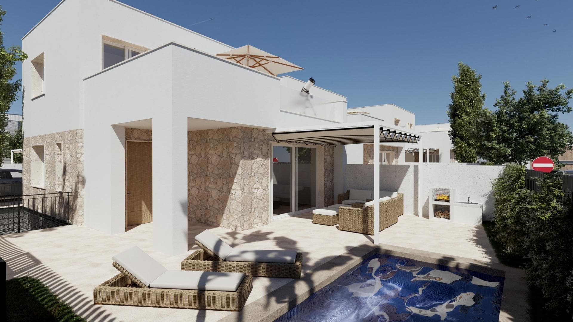 Villa de 3 dormitorios en Hondón de las Nieves