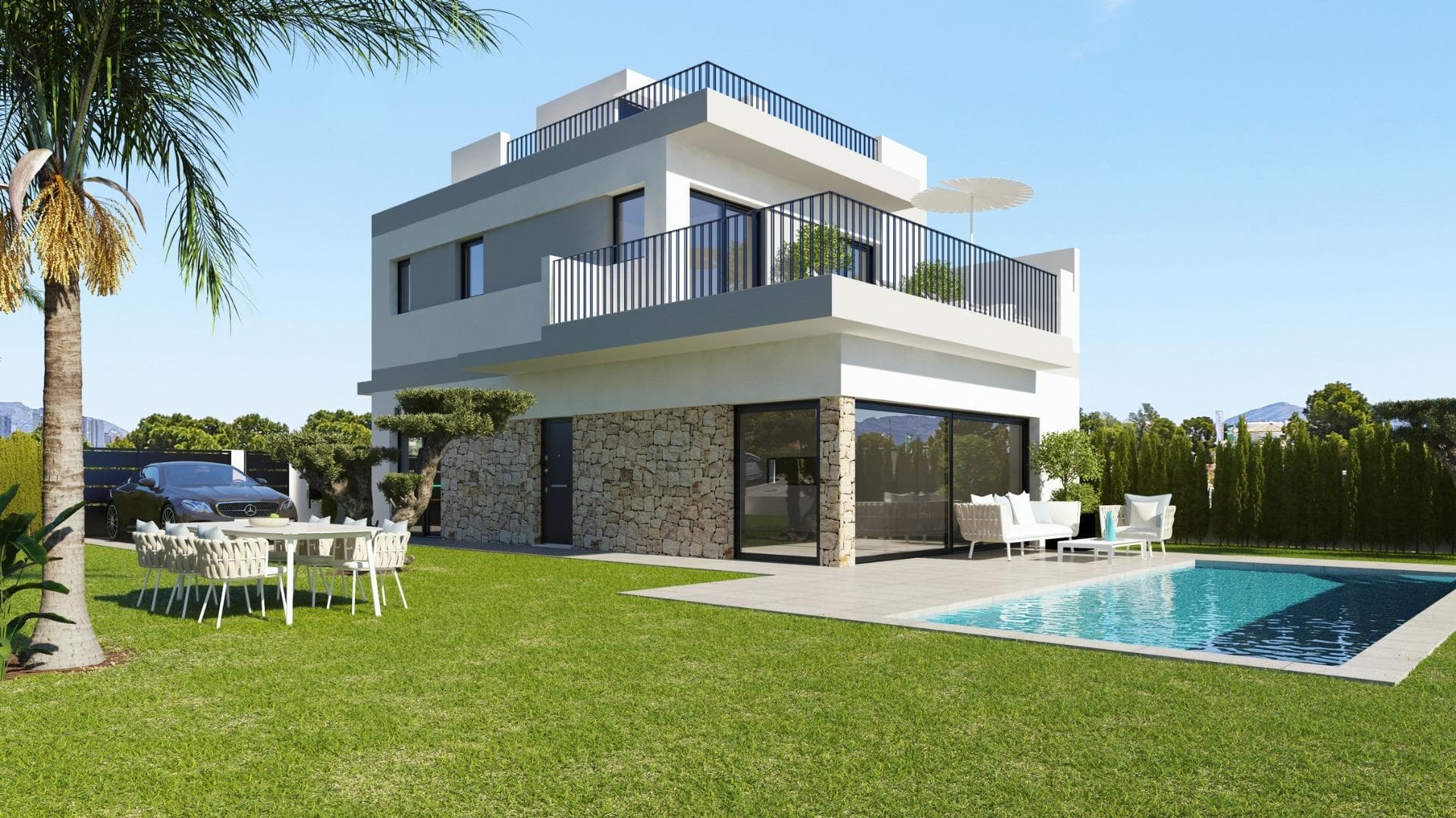 Villa de 4 dormitorios en Salinas