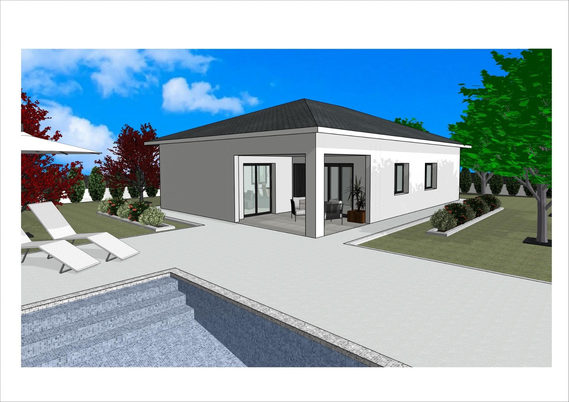 Villa med 3 soverom og 2 bad – bilde 5