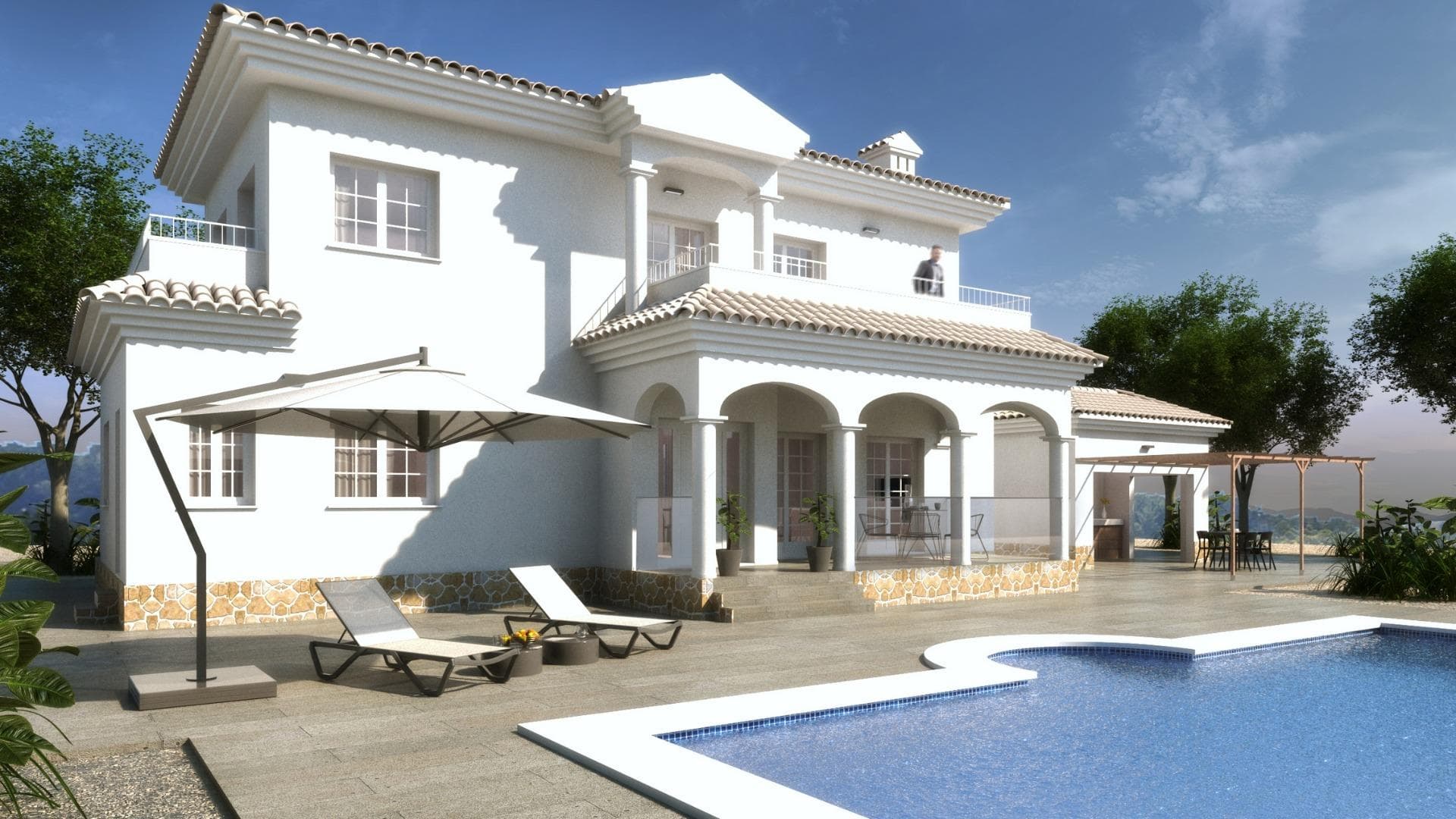 Villa de 4 dormitorios en Pinoso