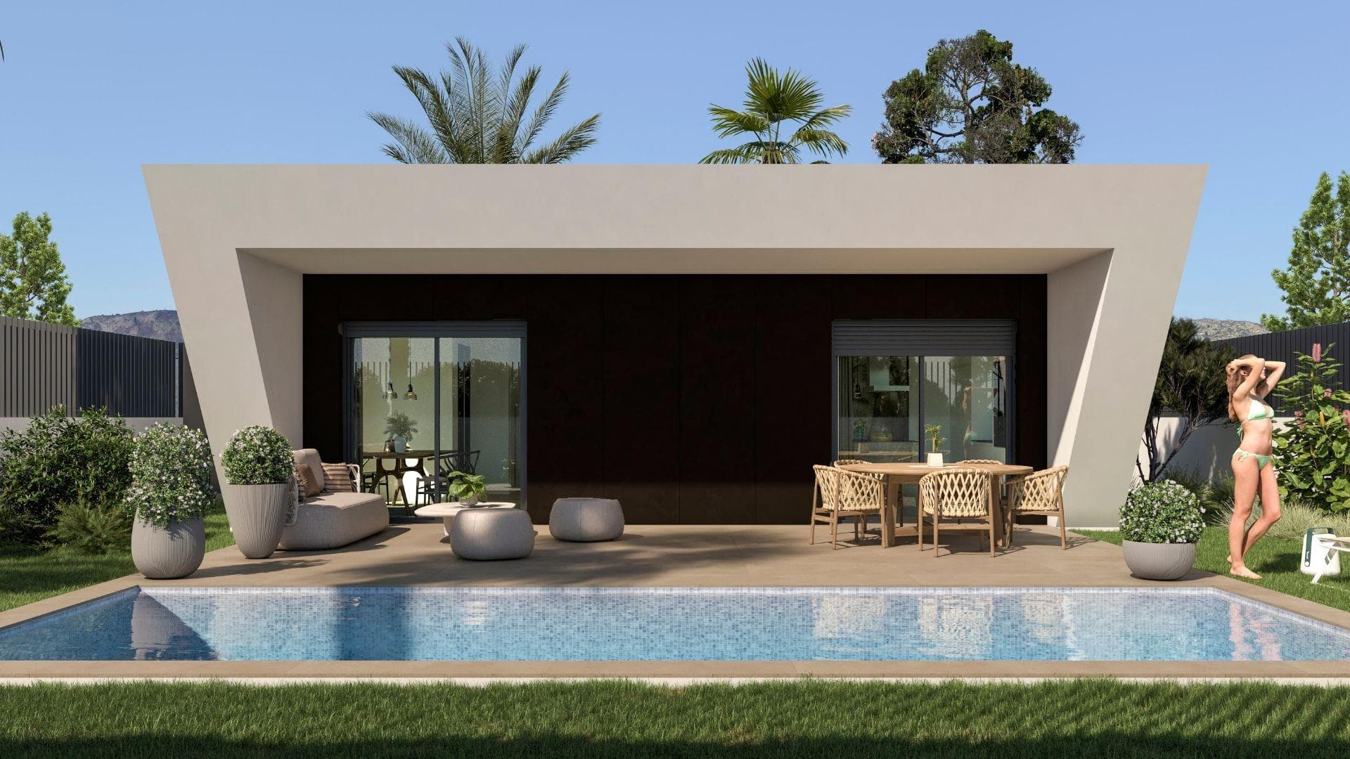 Villa de 3 dormitorios en Monforte del Cid