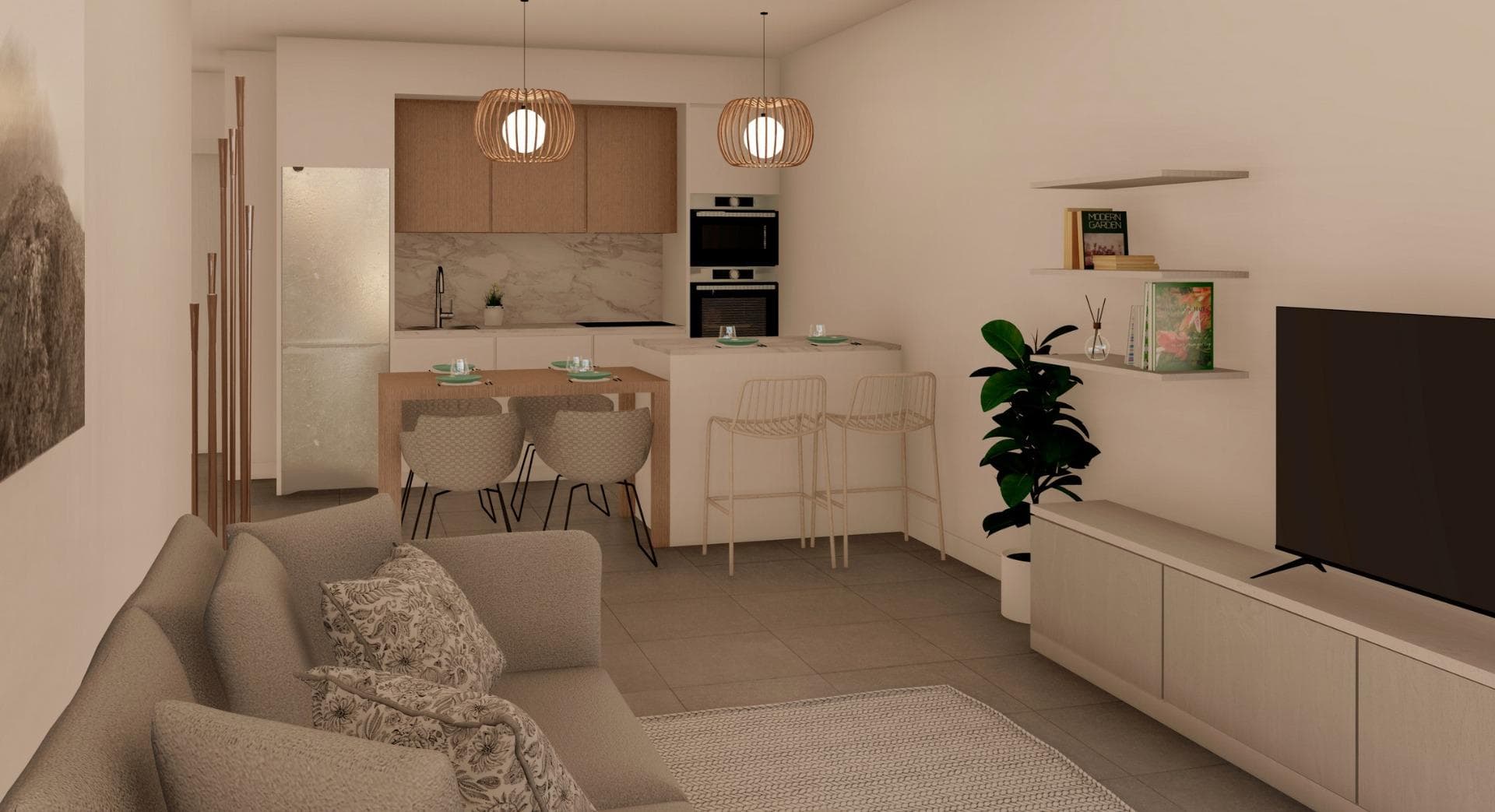 Bungalow med 2 soverom og 2 bad i Roldán – bilde 3