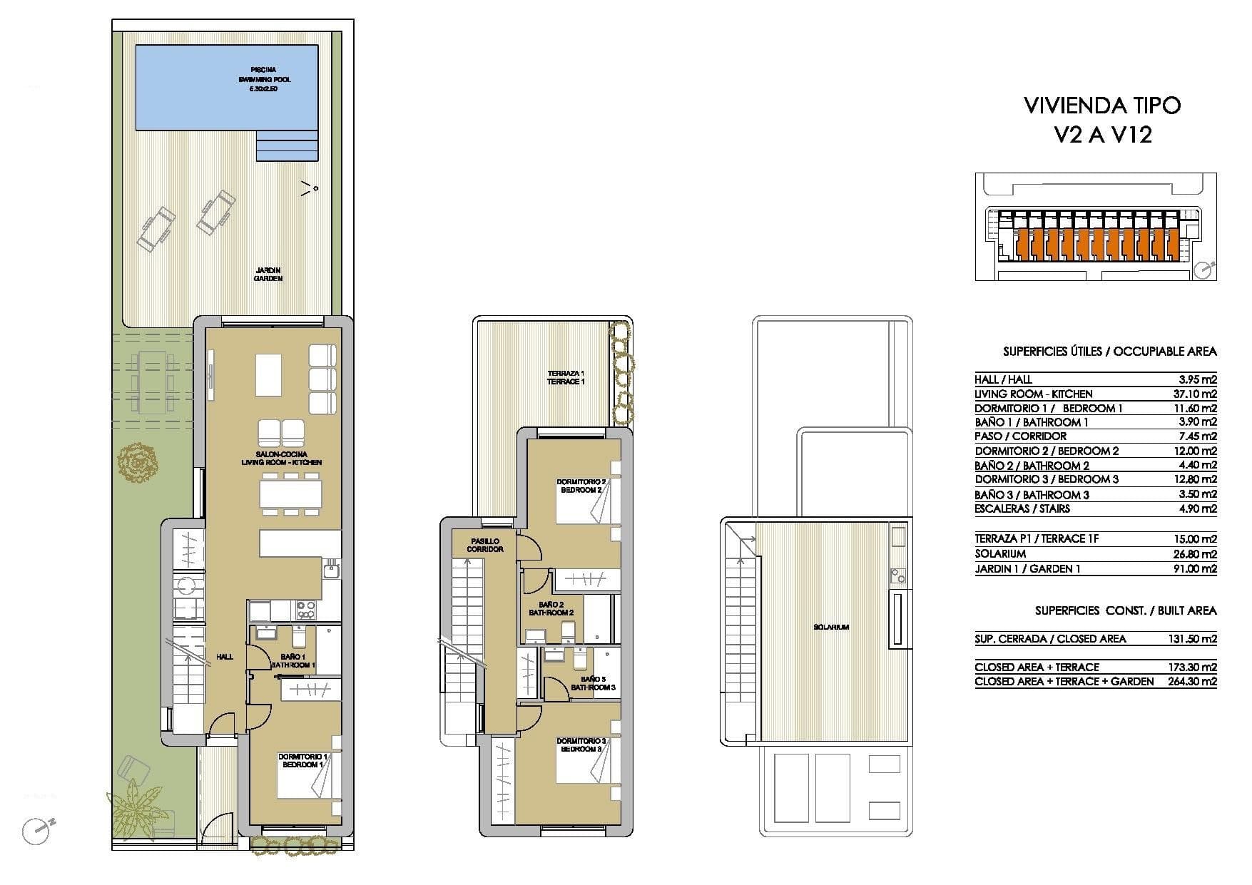 Villa de 3 dormitorios en Pilar de la Horadada – imagen 5