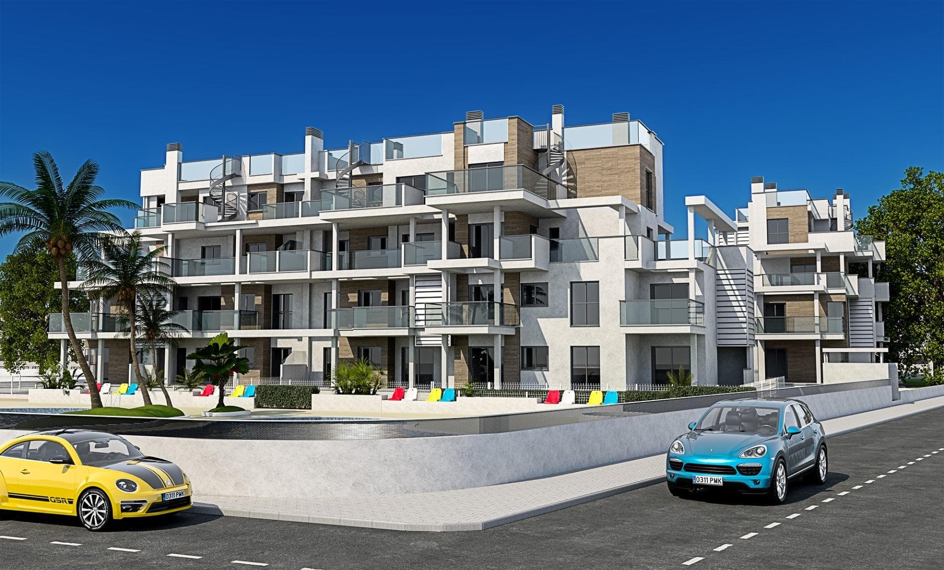 Apartamento de 3 dormitorios en Dénia