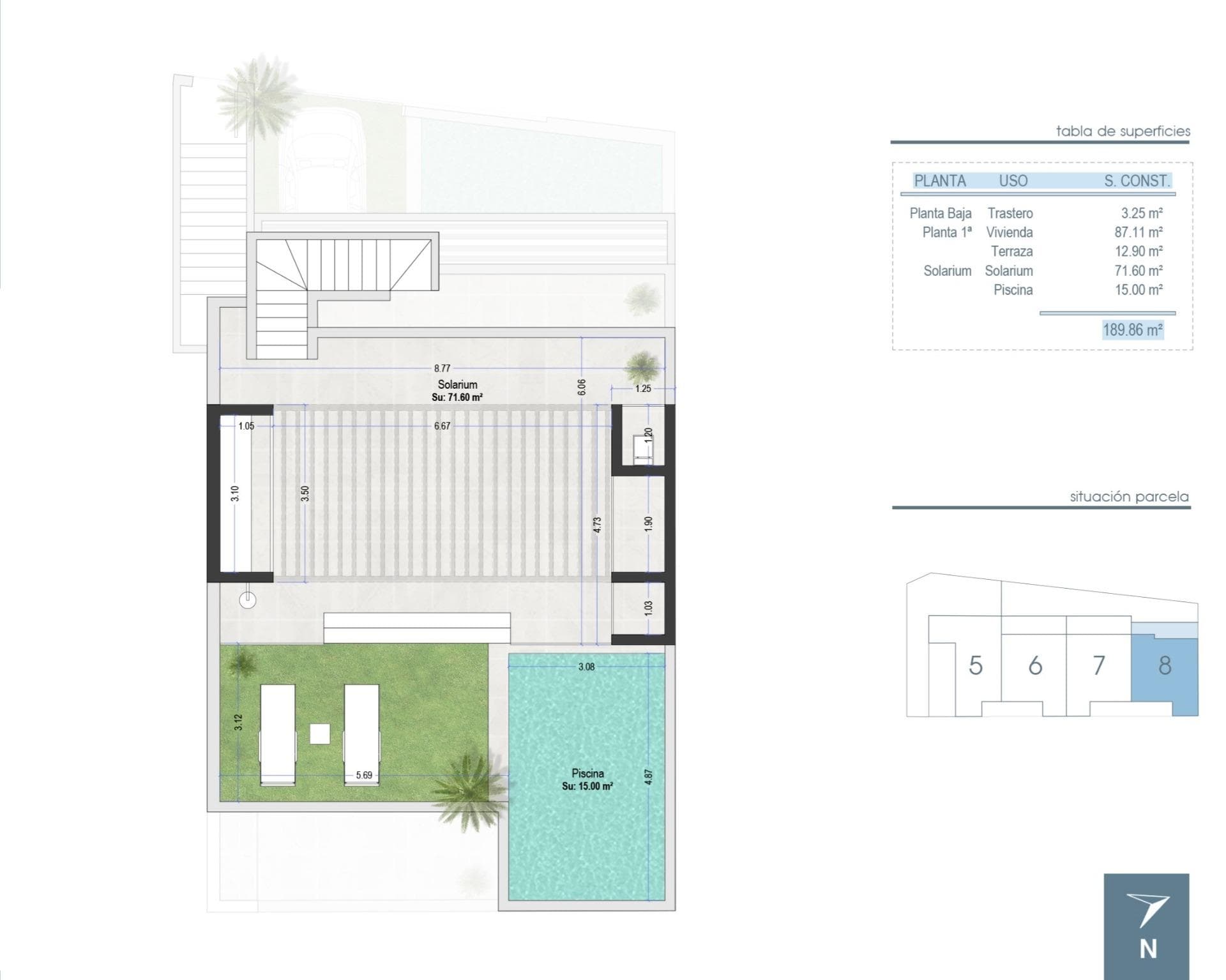 Bungalow med 3 soverom og 2 bad – bilde 7