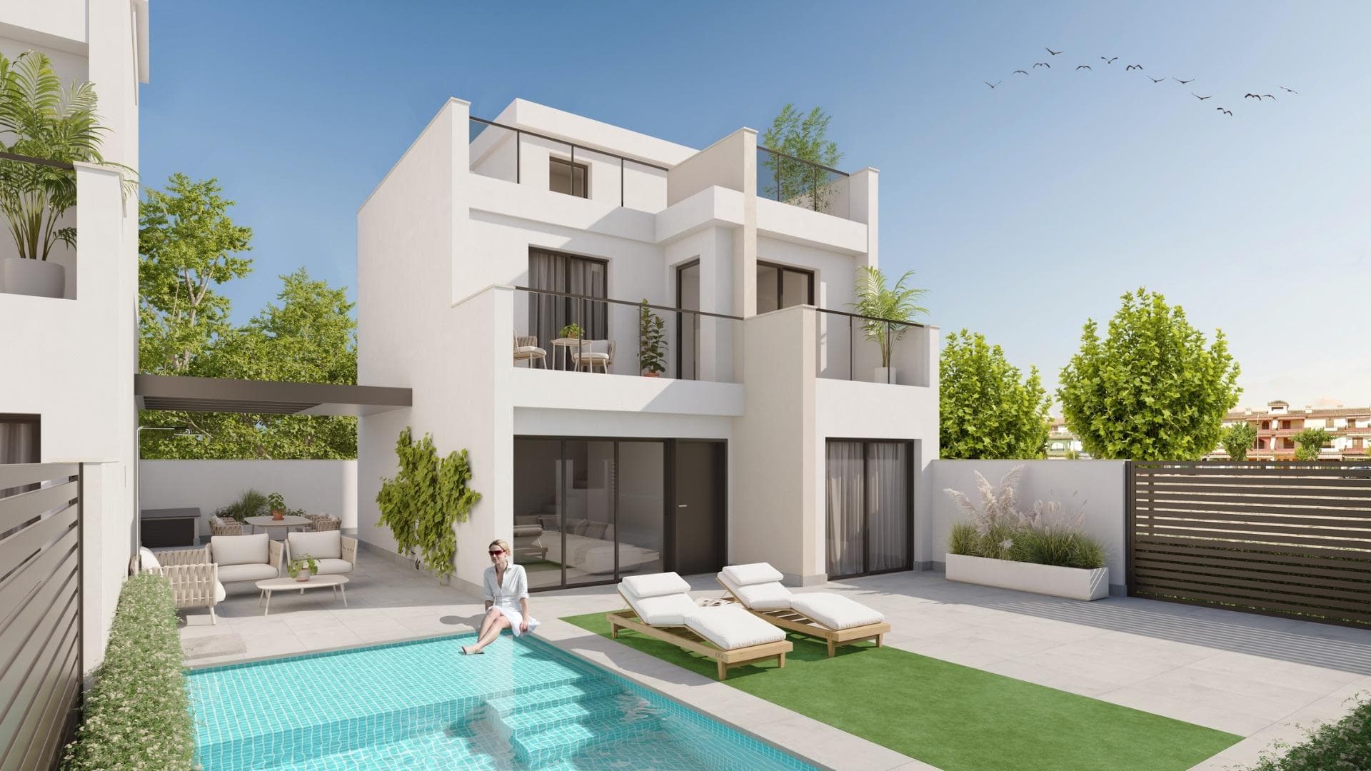 Villa de 3 dormitorios en Los Alcázares