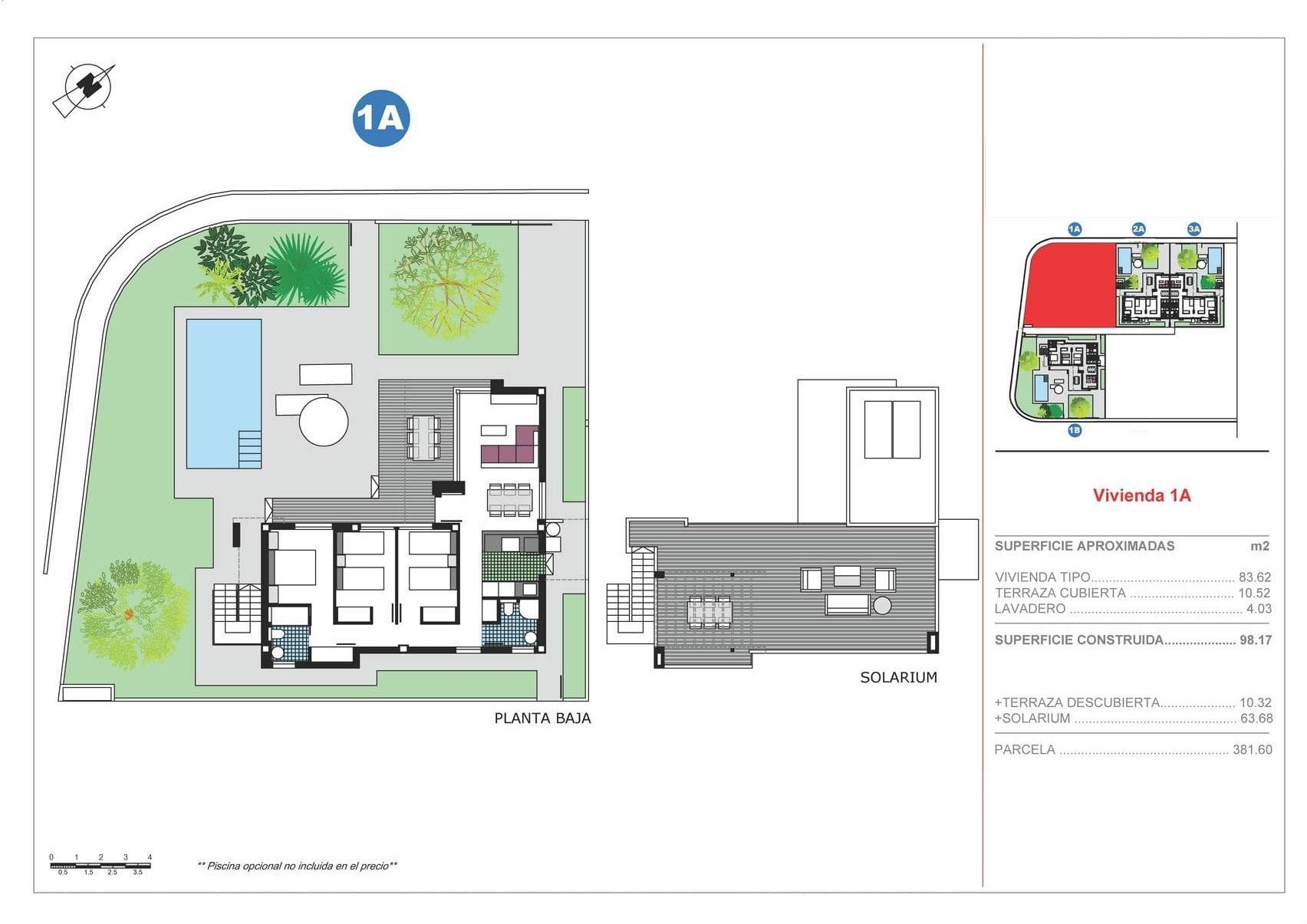 Nybygd villa med 3 soverom og 2 bad – bilde 2