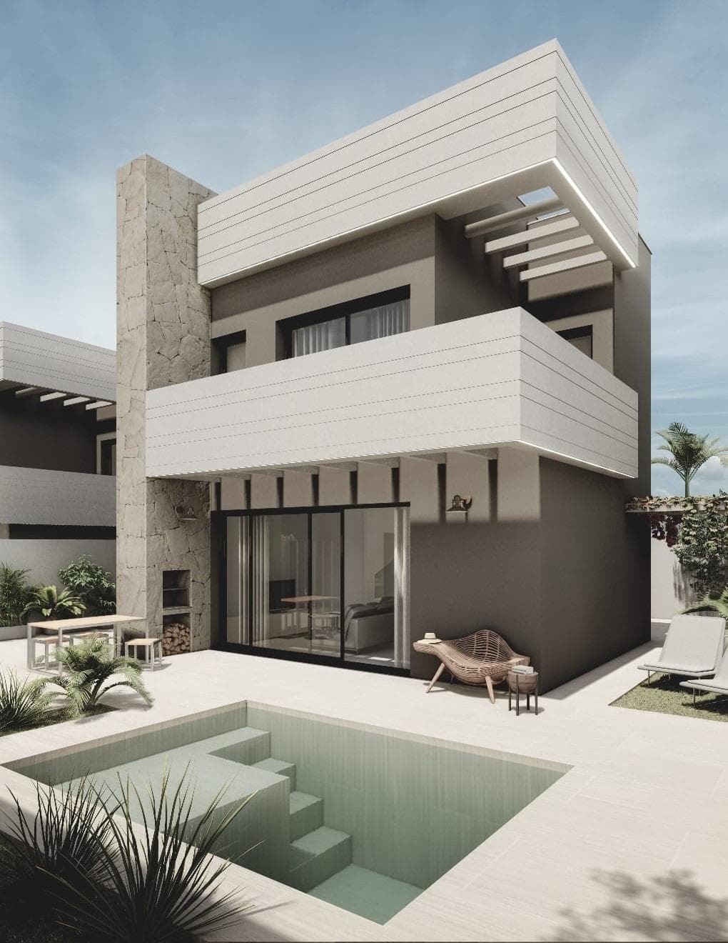 Villa de 3 dormitorios en San Juan de los Terreros