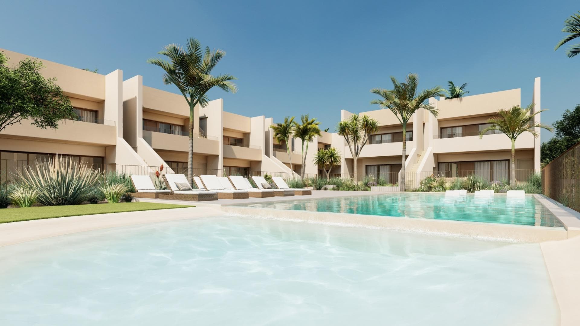 Bungalow de 3 dormitorios en Costa Calida
