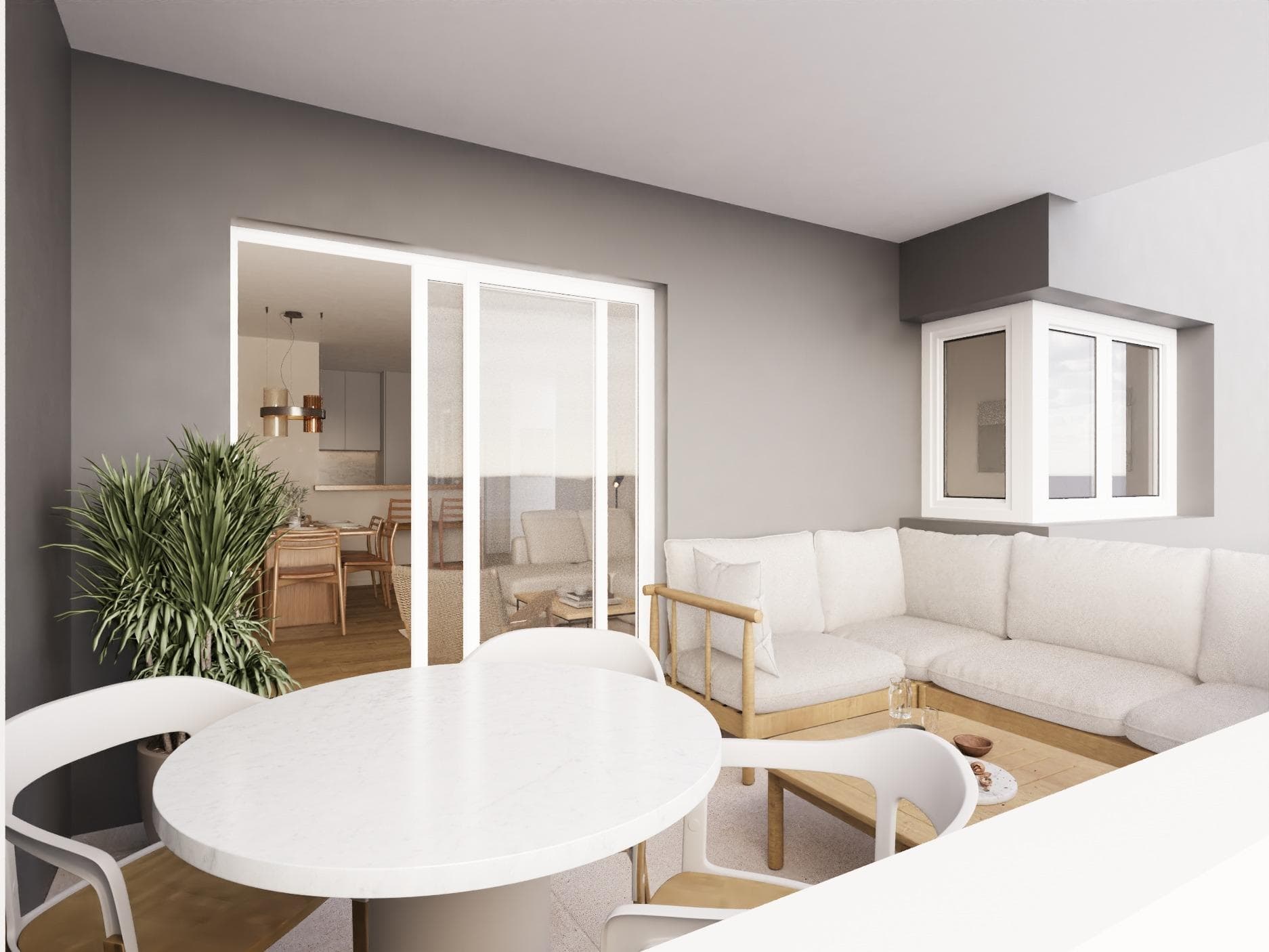 Toppleilighet med 3 soverom og 2 bad – bilde 3