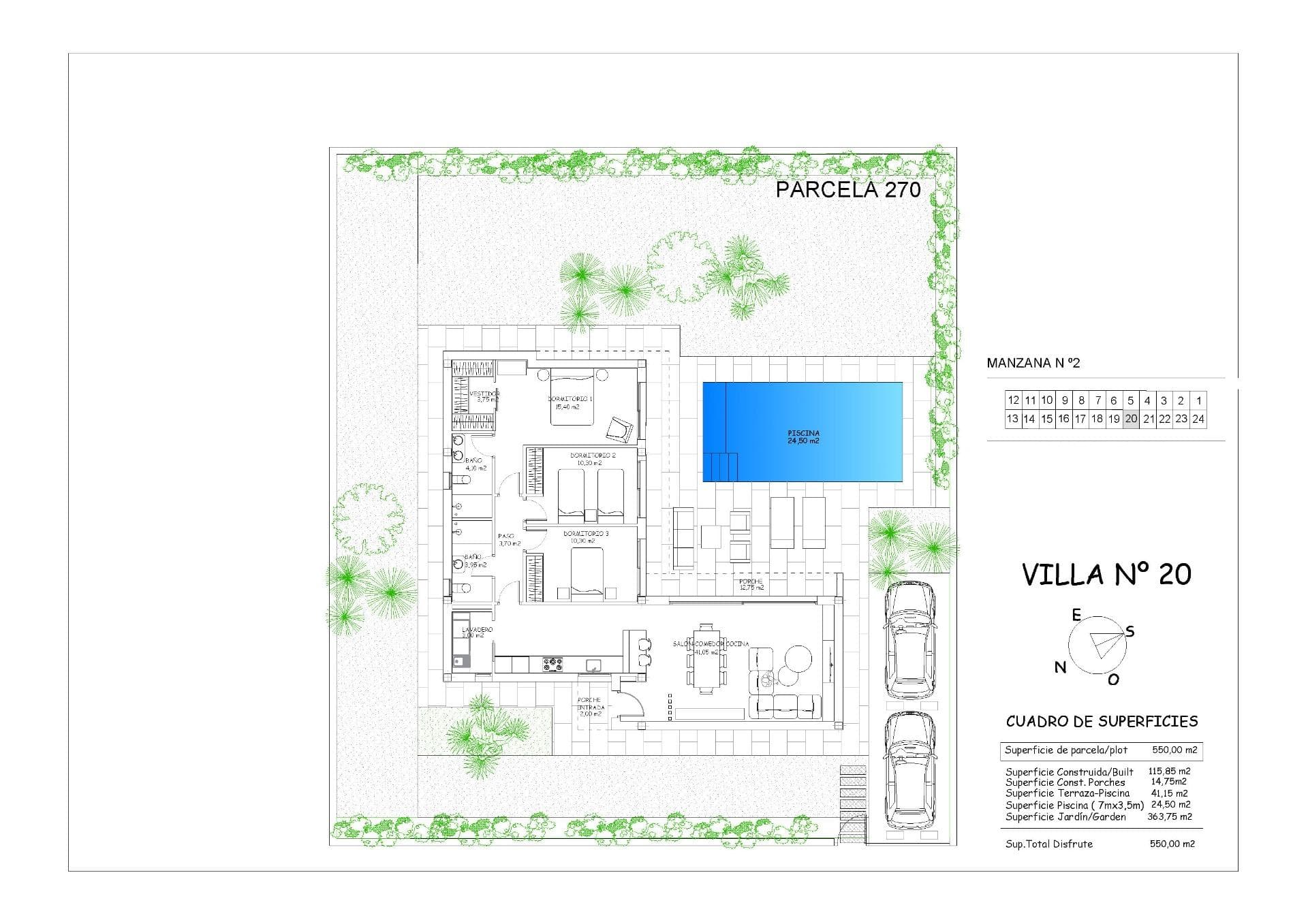 Moderne villa med 3 soverom og basseng – bilde 7