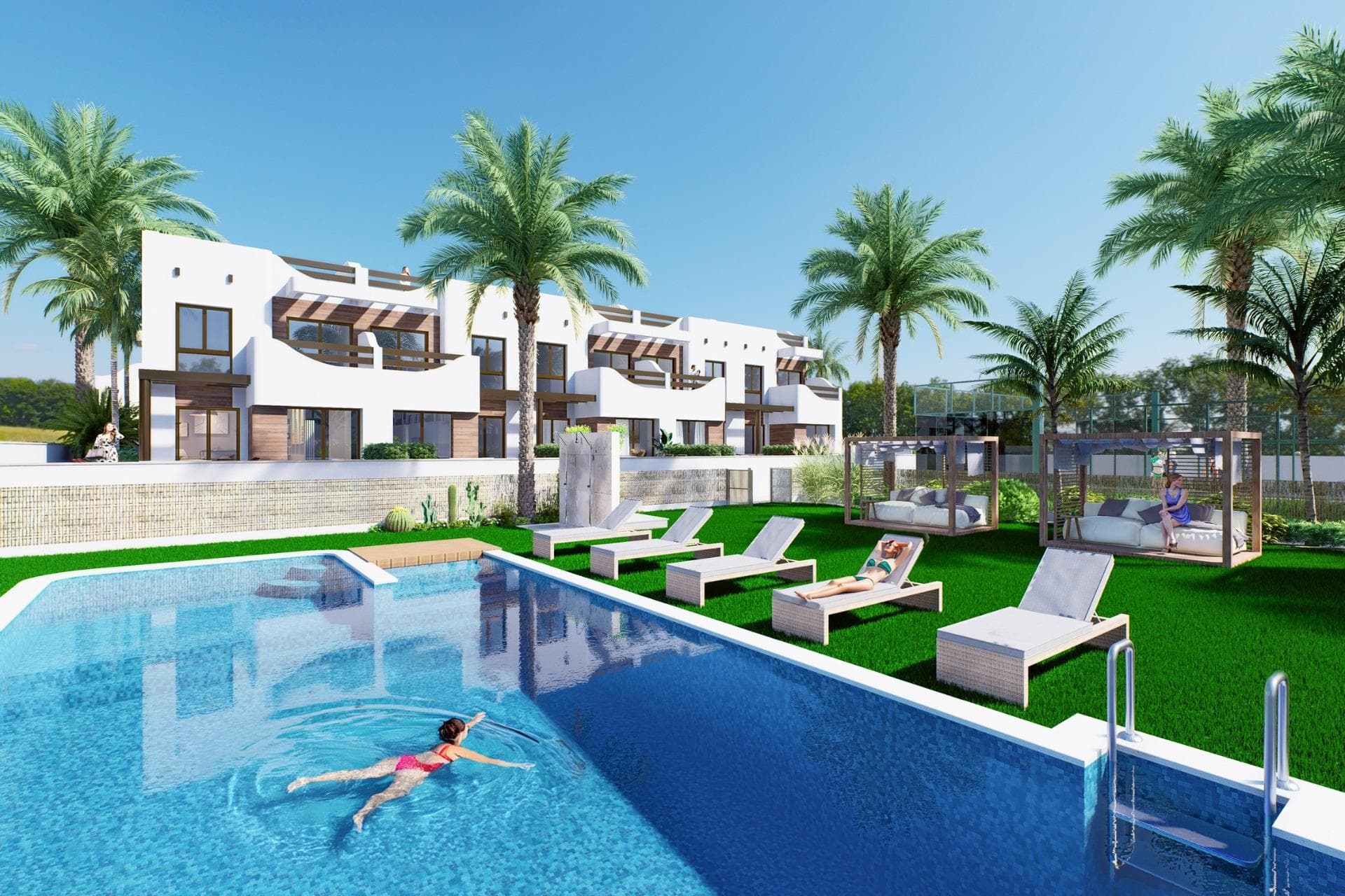 Bungalow de 2 dormitorios en Costa Blanca South