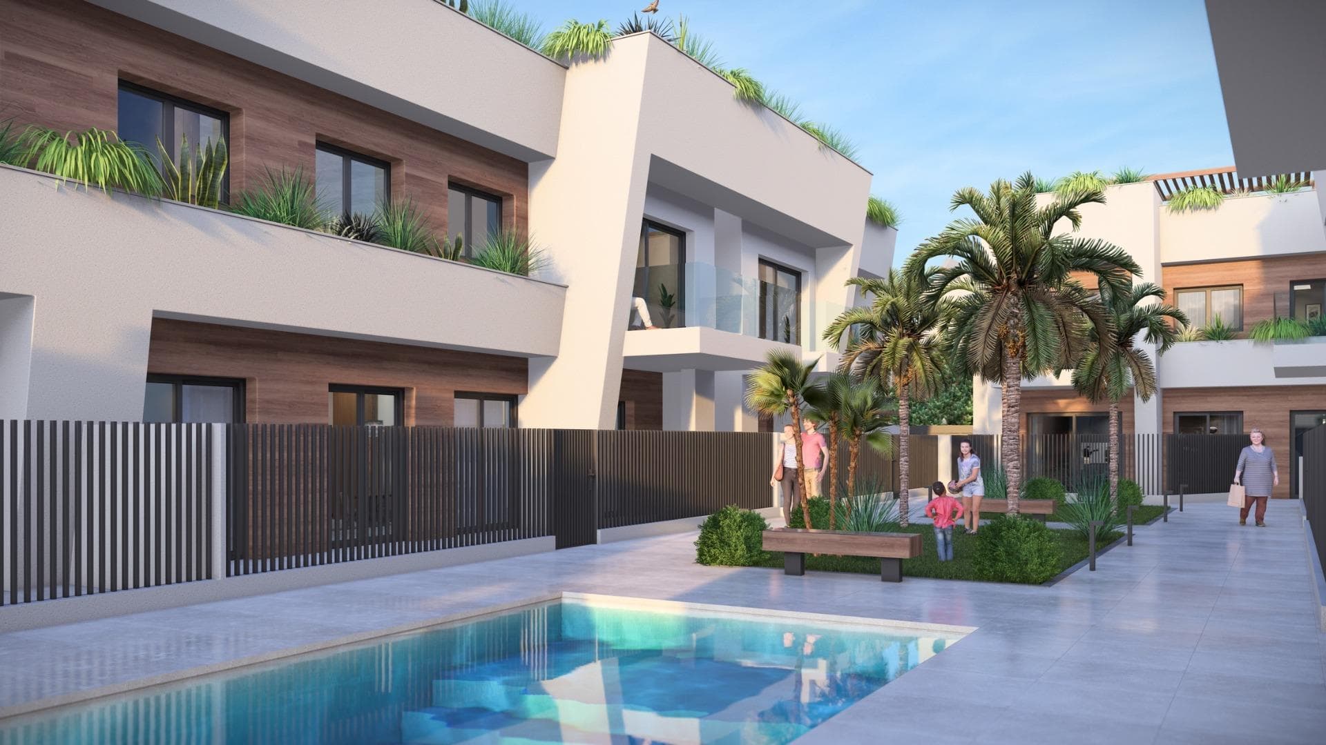 Bungalow de 2 dormitorios en Costa Calida