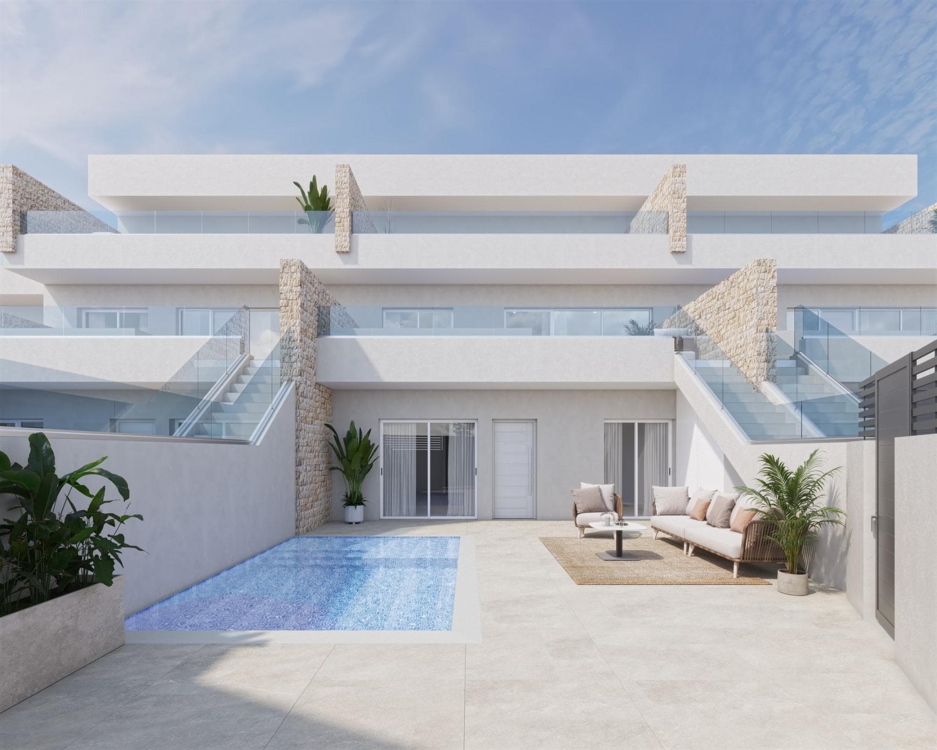 Bungalow de 3 dormitorios en Pilar de la Horadada