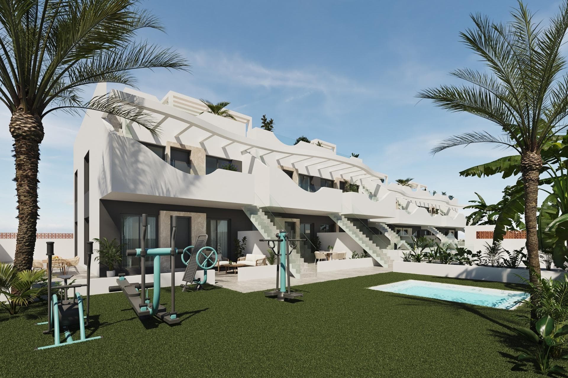 Bungalow de 3 dormitorios en Pilar de la Horadada
