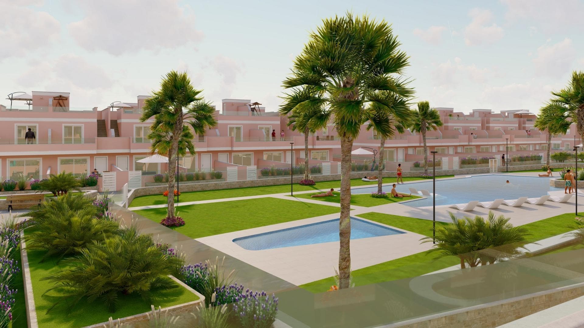 Bungalow de 3 dormitorios en Pilar de la Horadada
