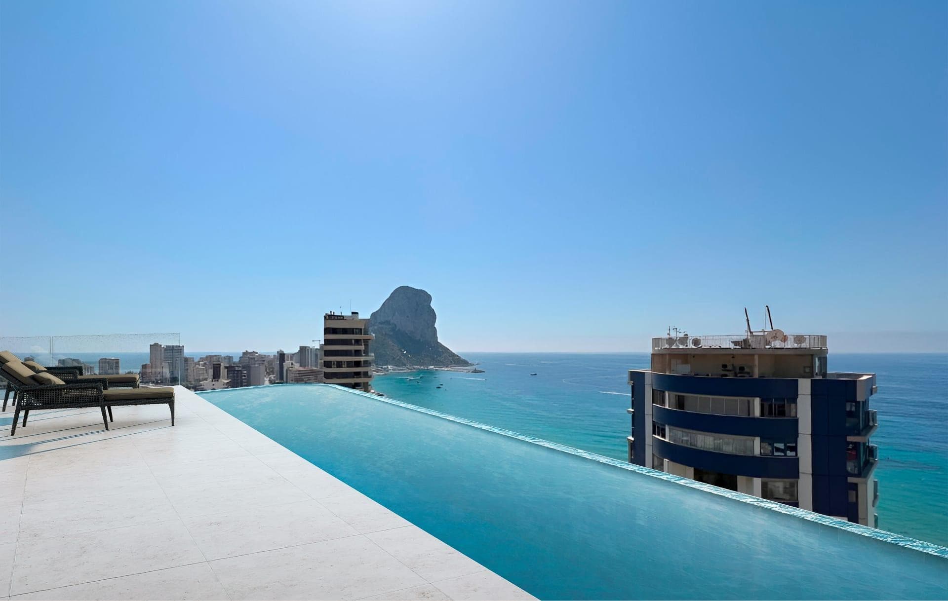 Ático de 2 dormitorios en Calpe