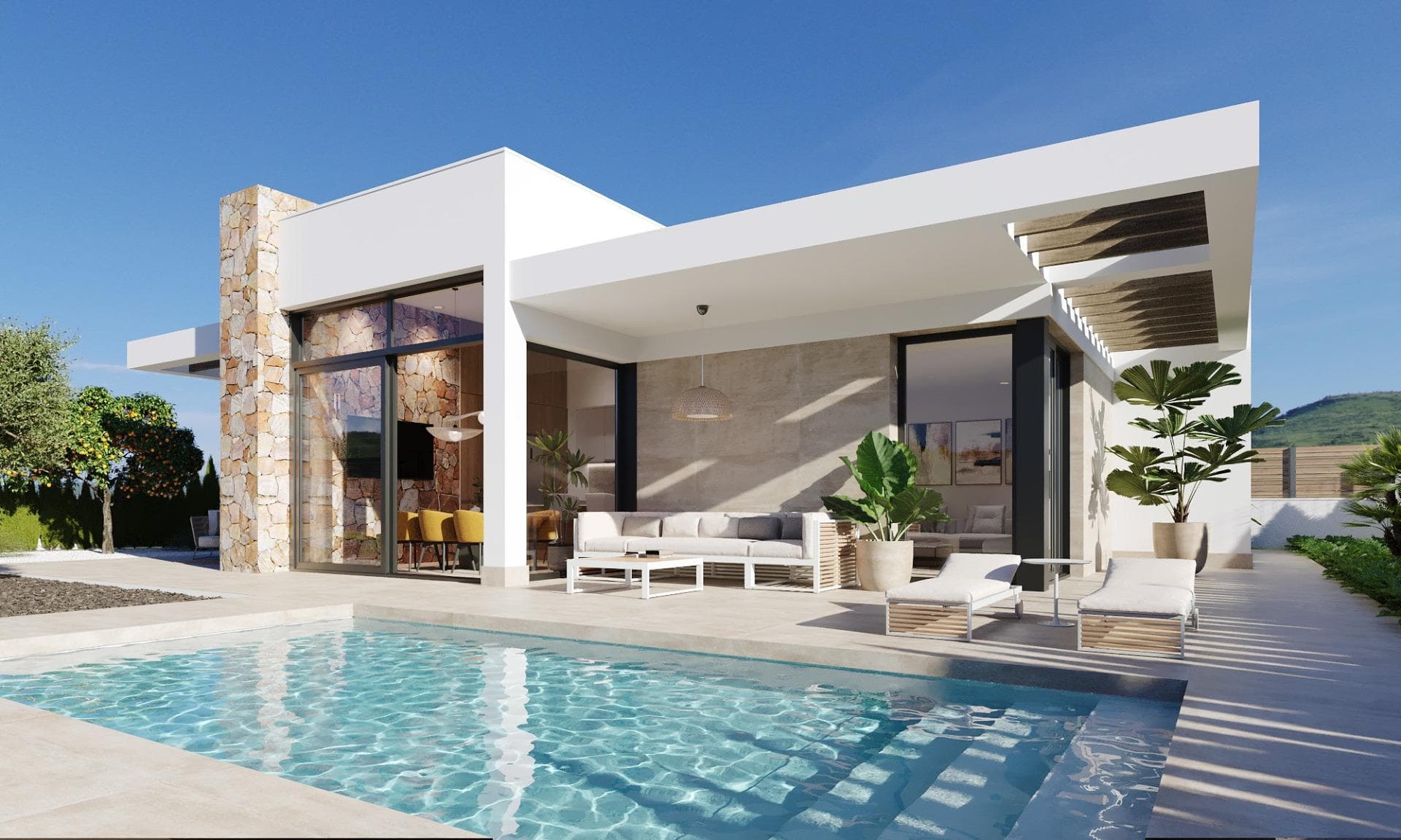 Villa de 3 dormitorios en Costa Calida - Inland