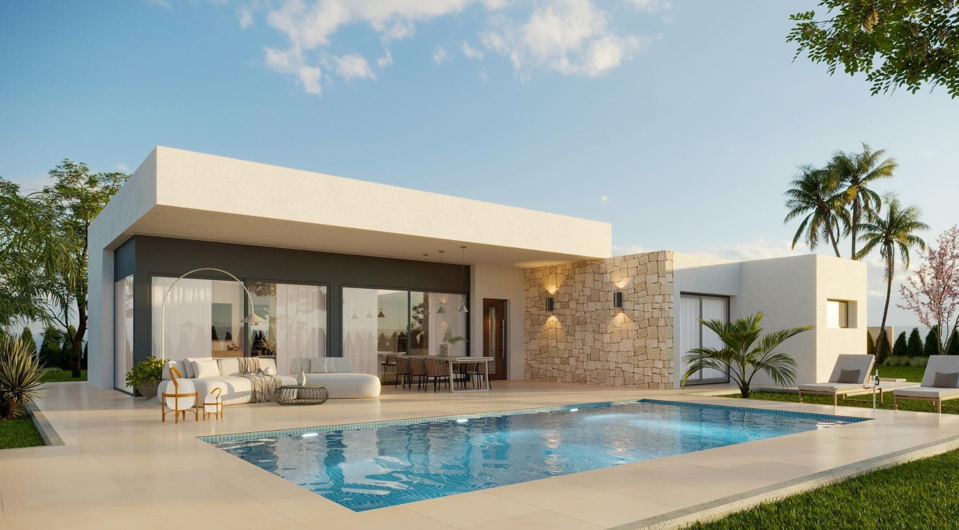 Villa de 3 dormitorios en Aspe