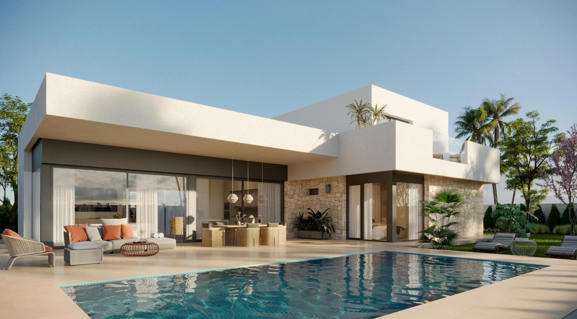 Villa de 4 dormitorios en Aspe