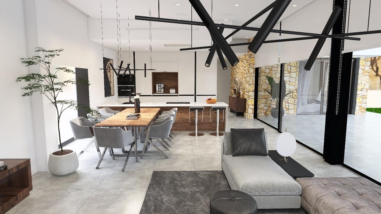 Villa med 4 soverom og 3 bad i Aspe – bilde 2