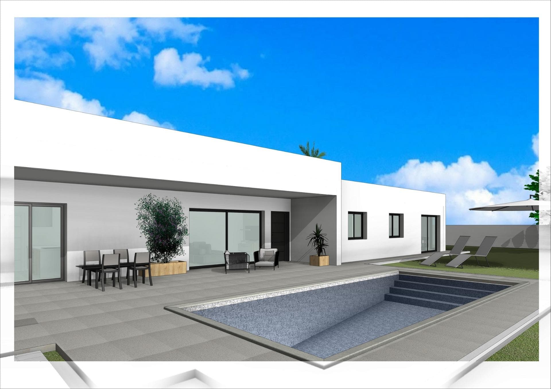 Villa med 3 soverom og 2 bad i Aspe – bilde 3