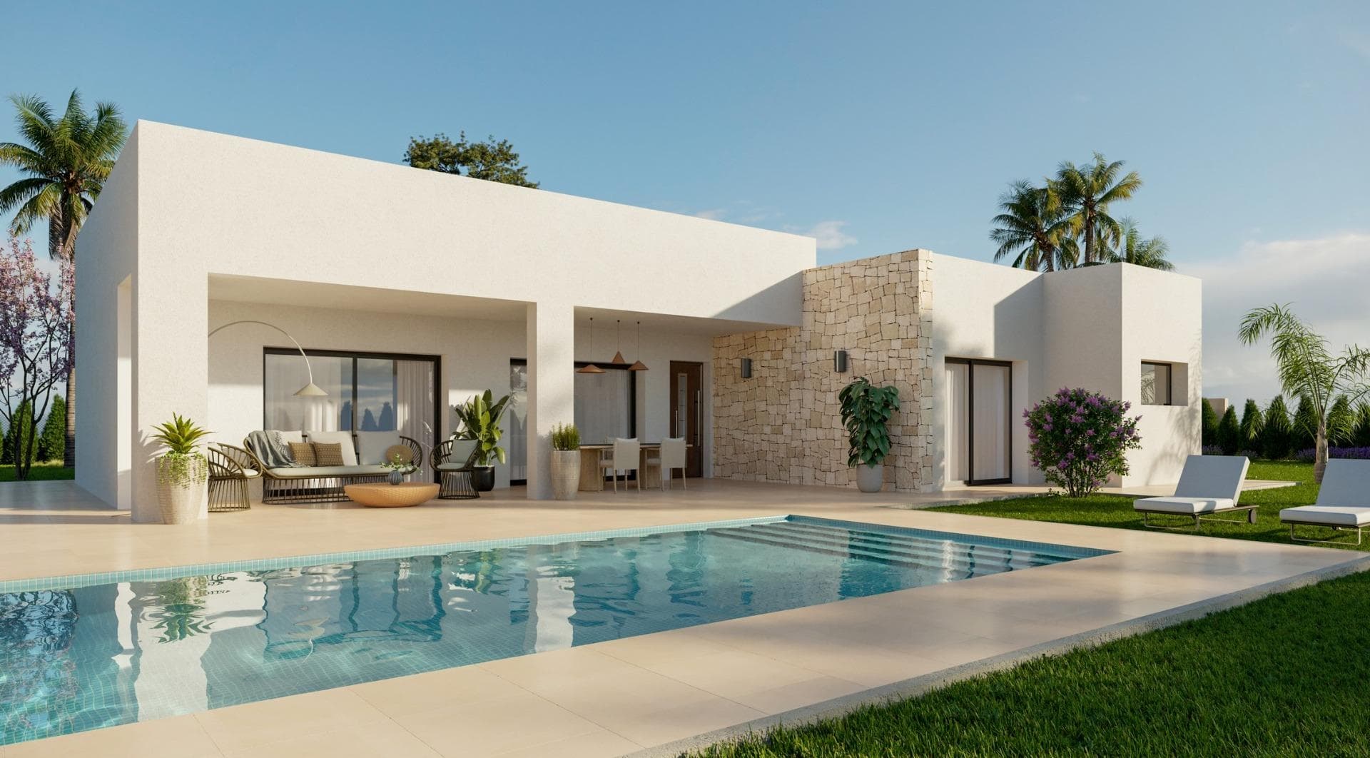 Villa de 3 dormitorios en Aspe