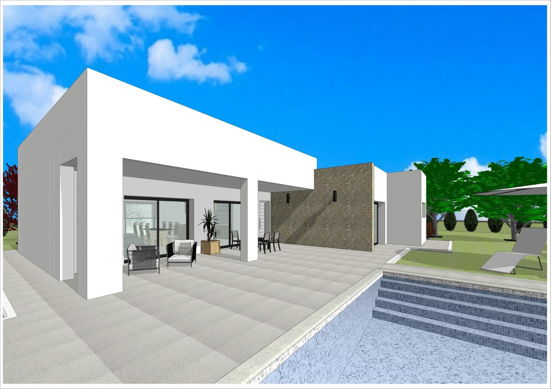 Villa med 3 soverom og 3 bad i Aspe – bilde 2
