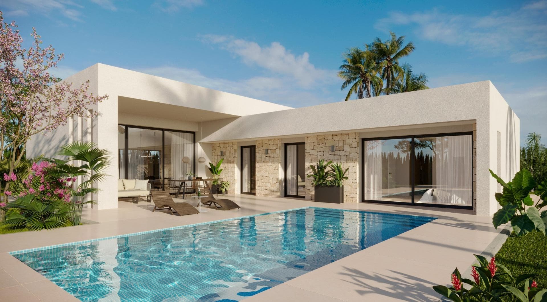 Villa de 3 dormitorios en Aspe