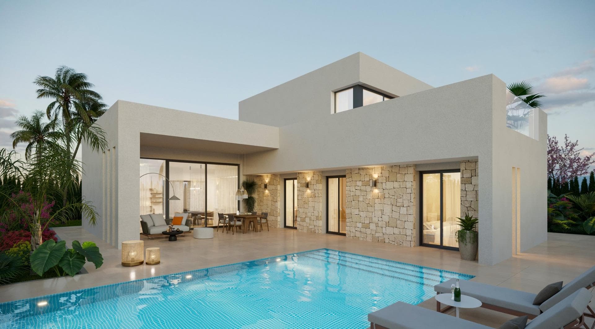Villa de 4 dormitorios en Aspe