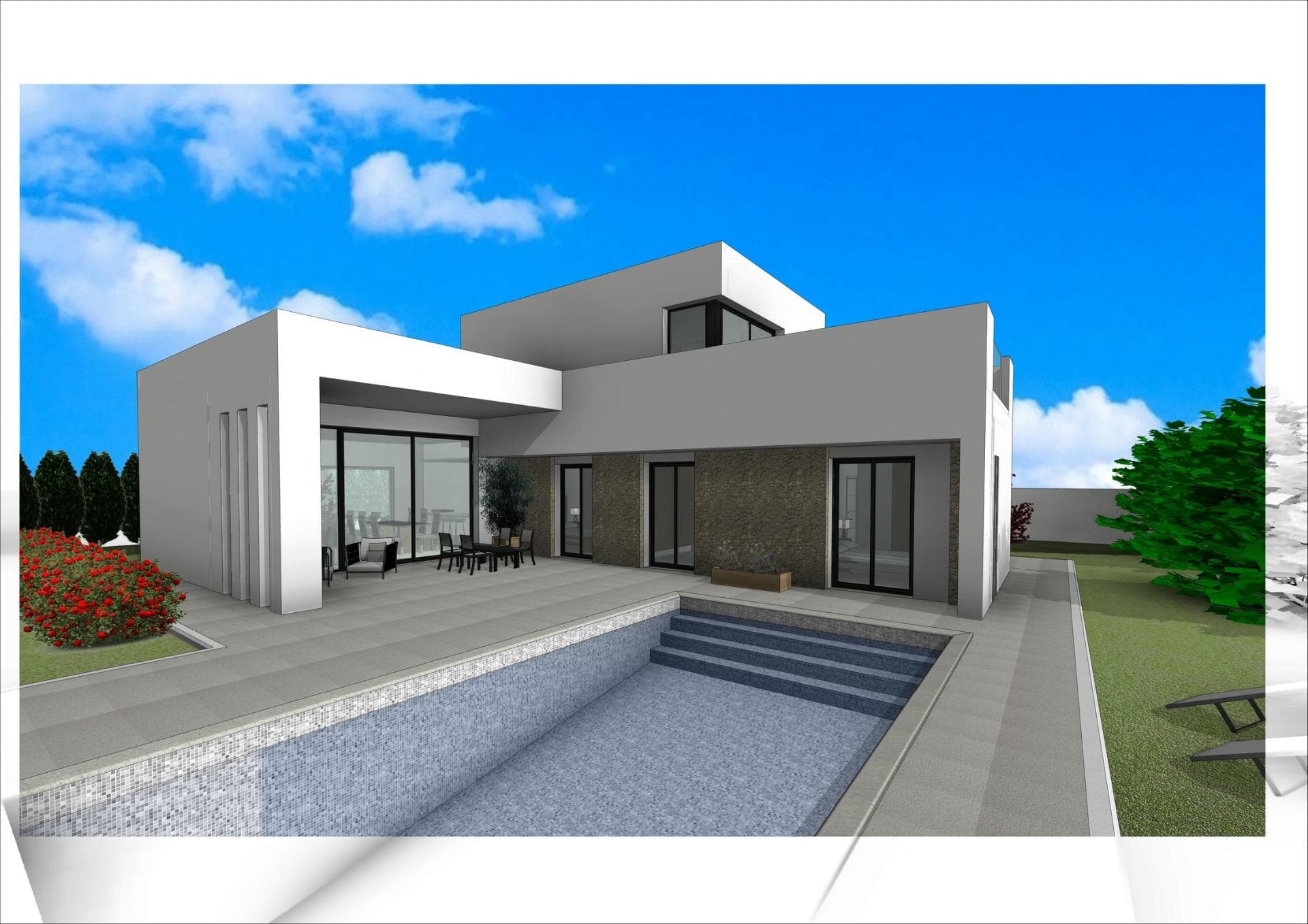 Villa med 4 soverom og 3 bad – bilde 2