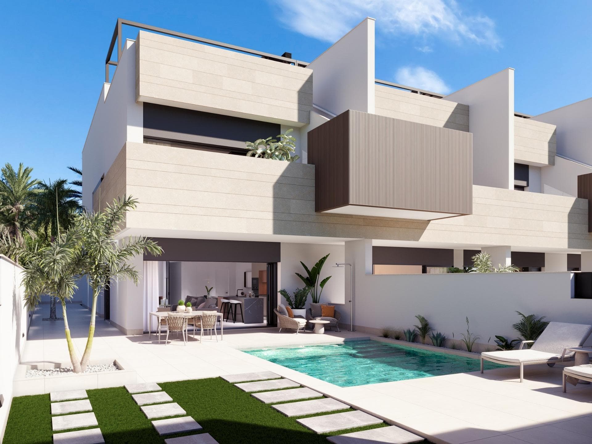 Bungalow de 3 dormitorios en Pilar de la Horadada