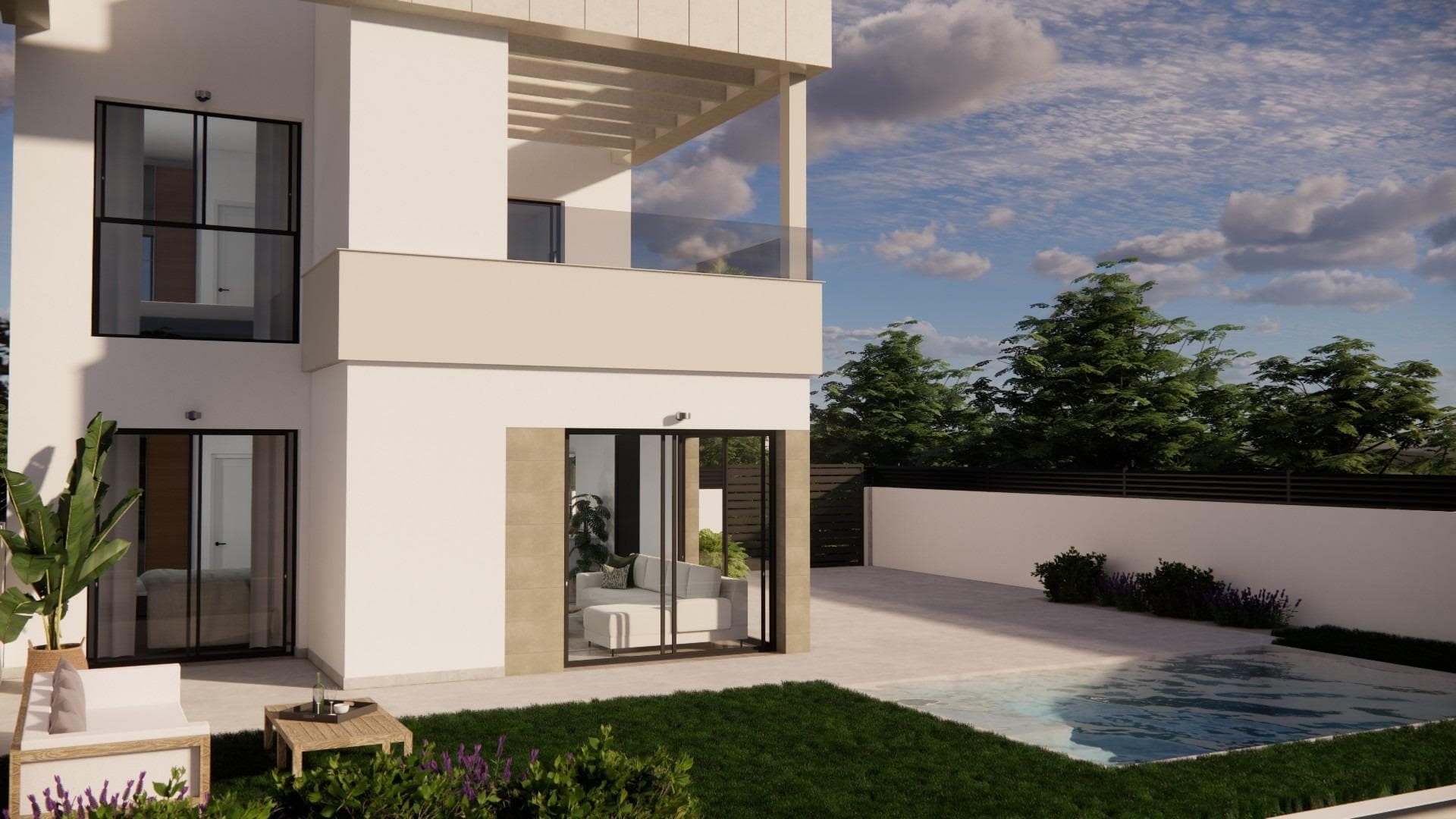 Chalet pareado de 3 dormitorios en Orihuela Costa