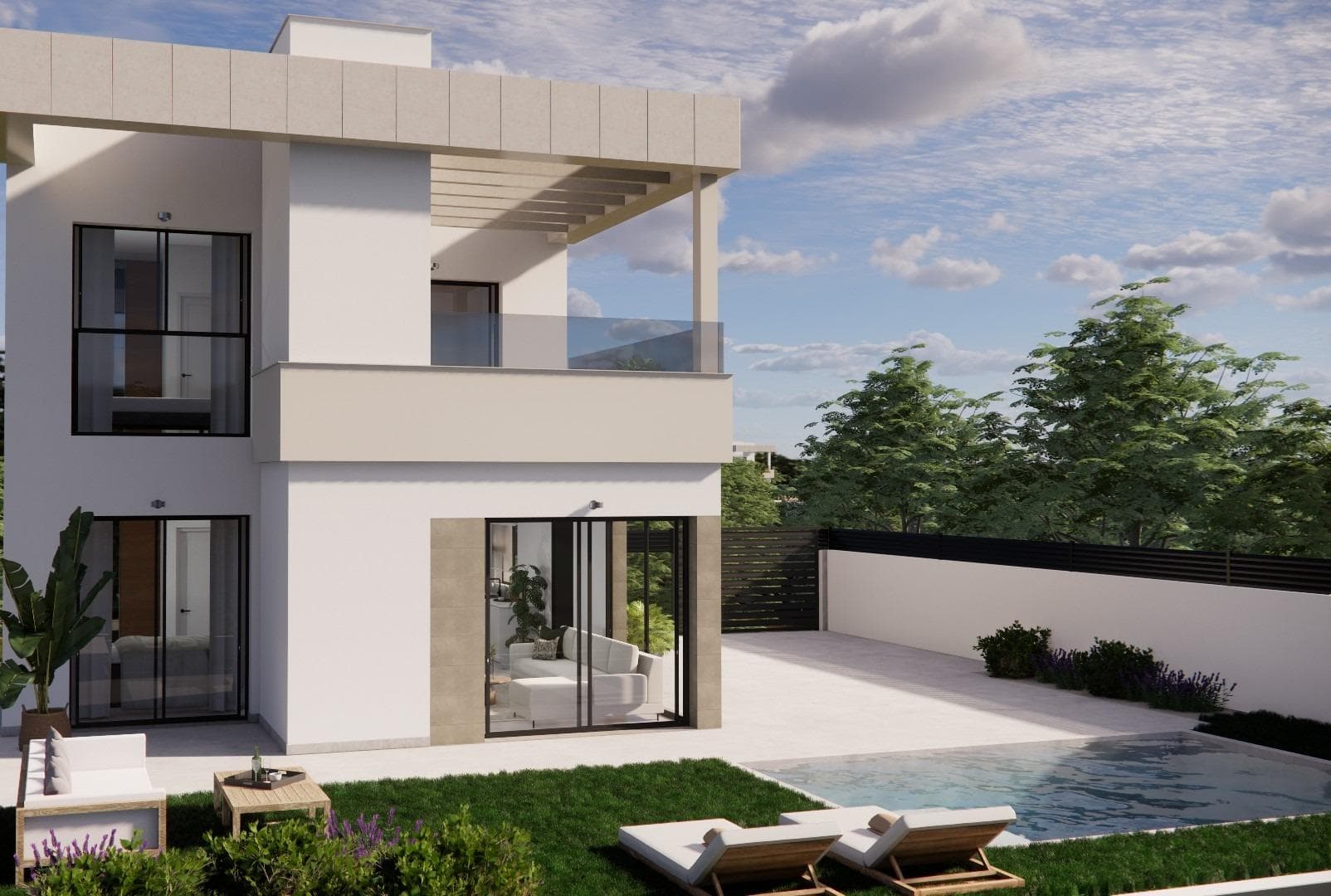 Moderne villa med 3 soverom og 2 bad – bilde 5