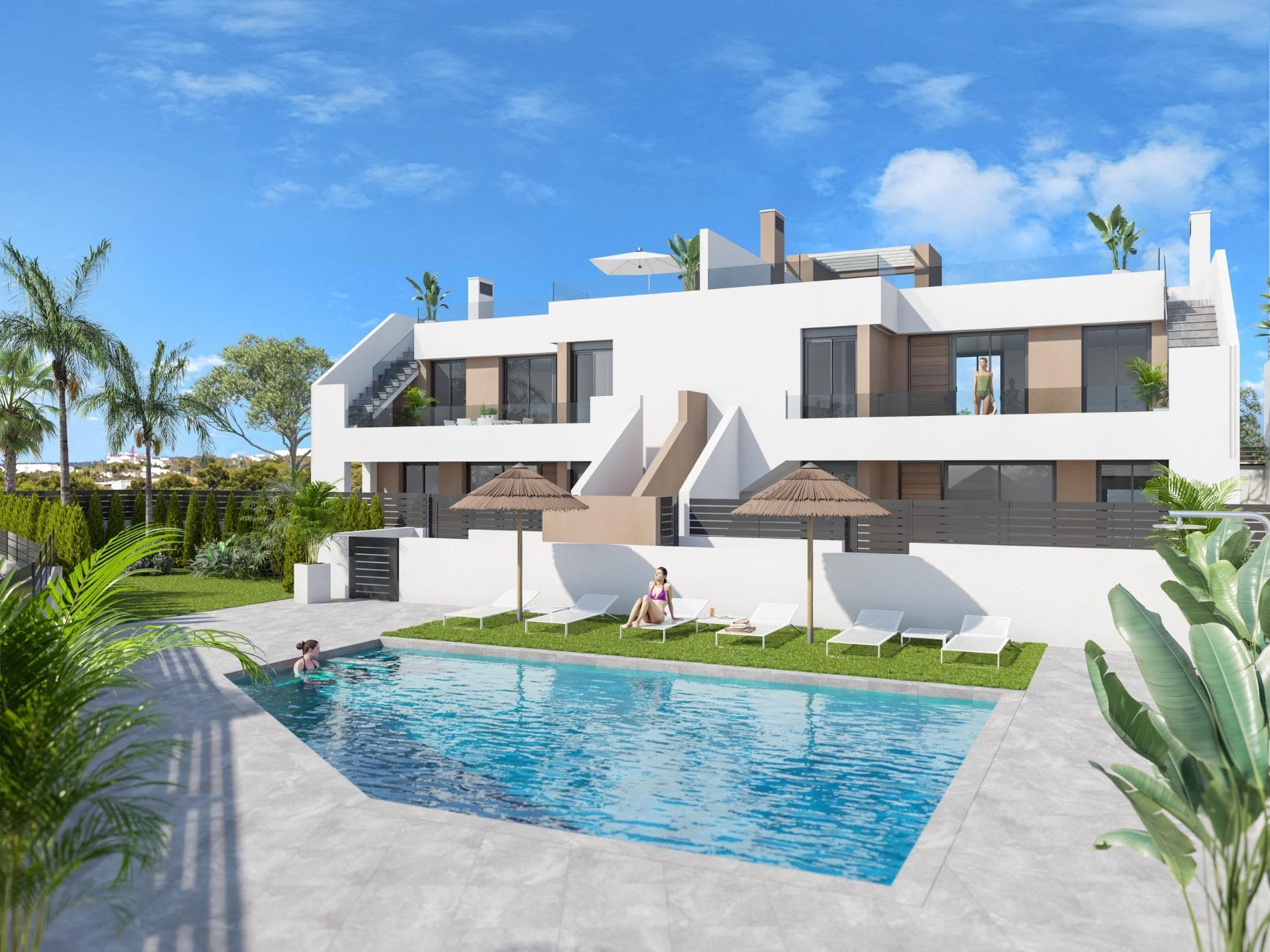 Bungalow de 3 dormitorios en Vera