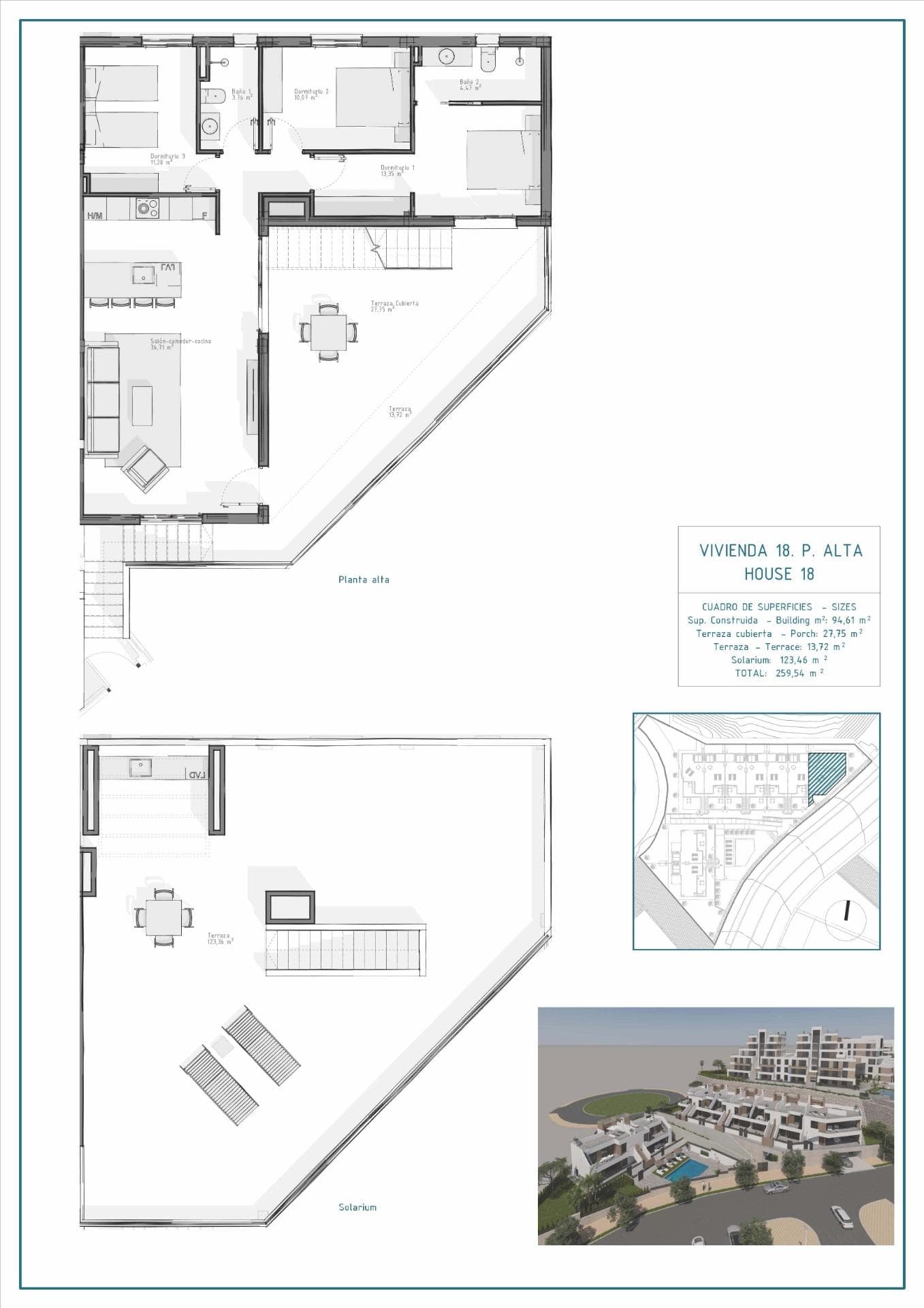 Bungalow med 3 soverom og 2 bad – bilde 7
