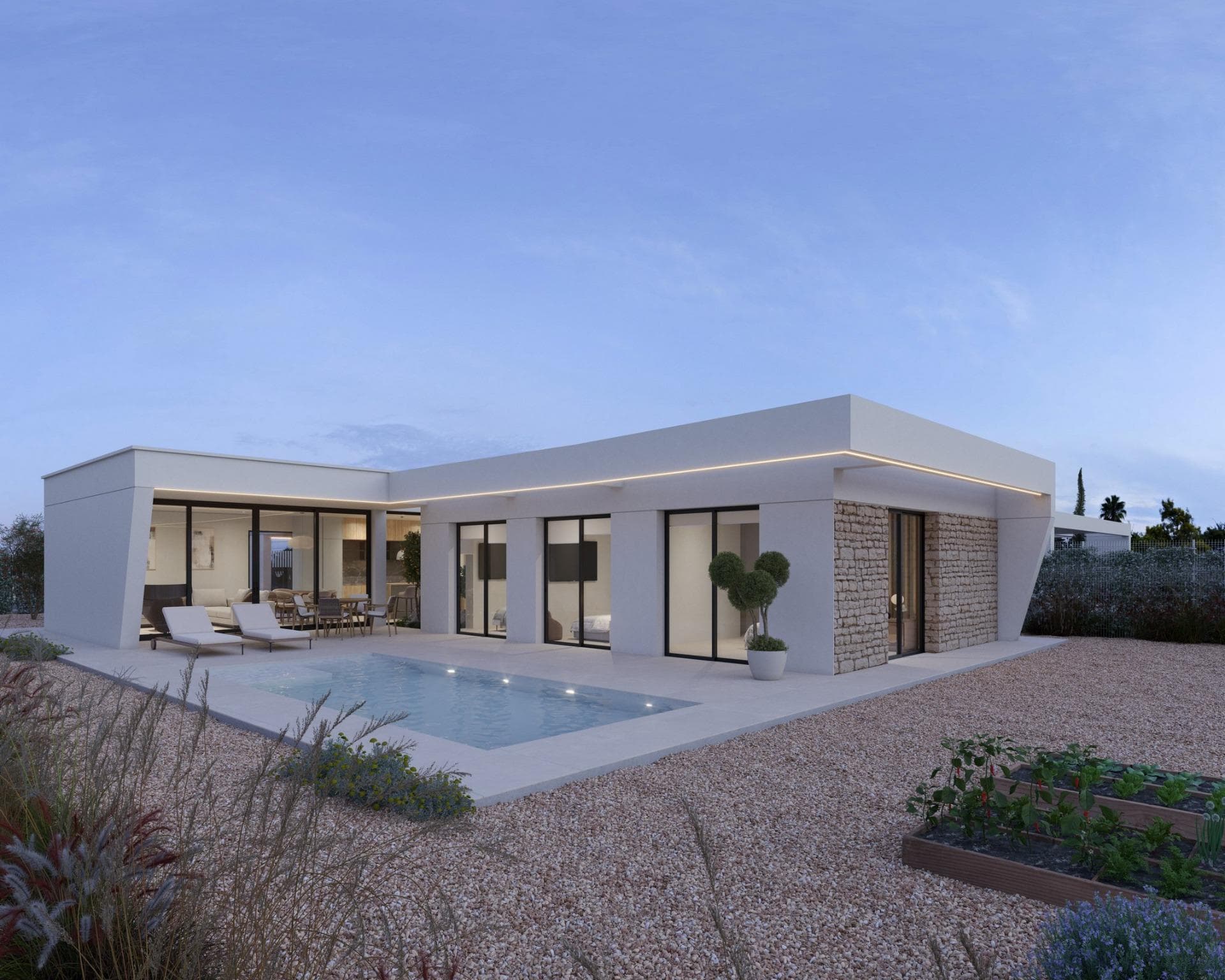 Villa de 3 dormitorios en Costa Calida - Inland