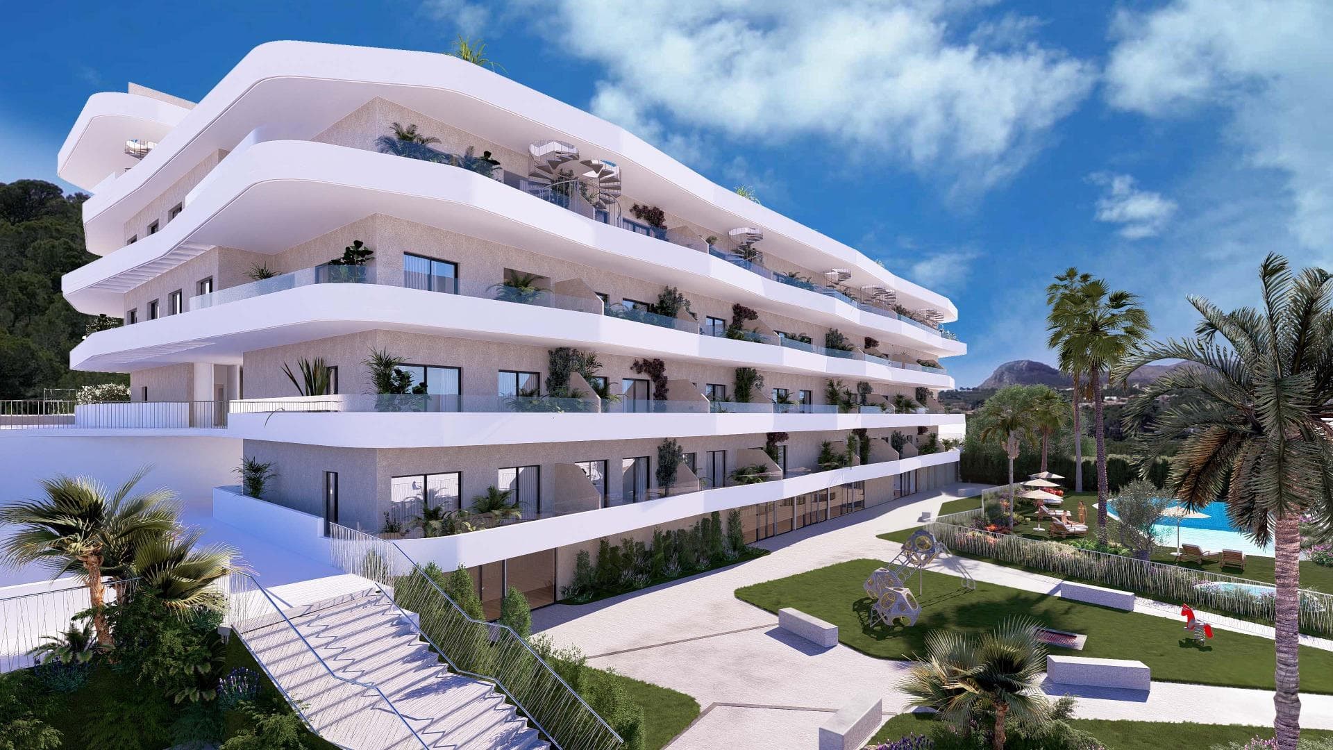 Apartamento de 2 dormitorios en La Nucía