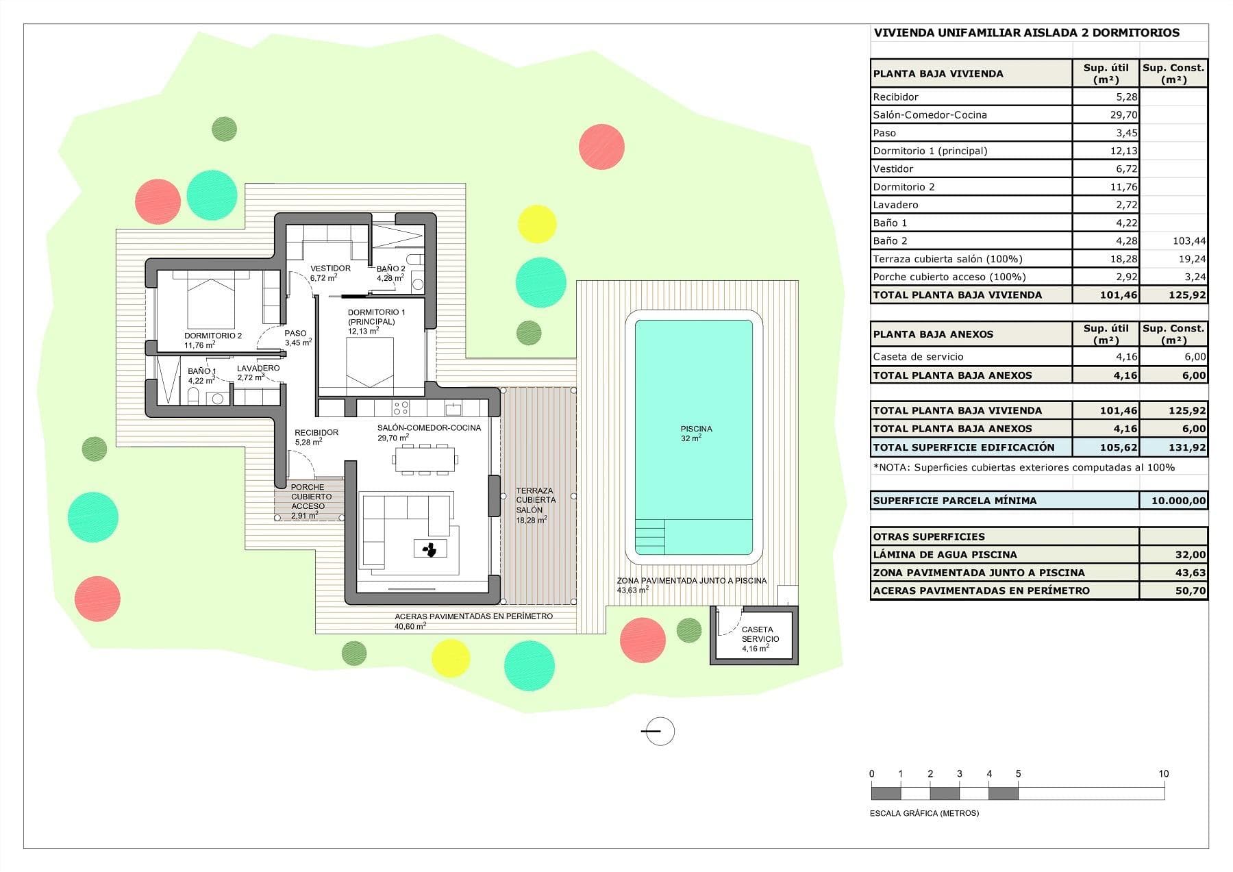 Villa med 2 soverom og 2 bad – bilde 7