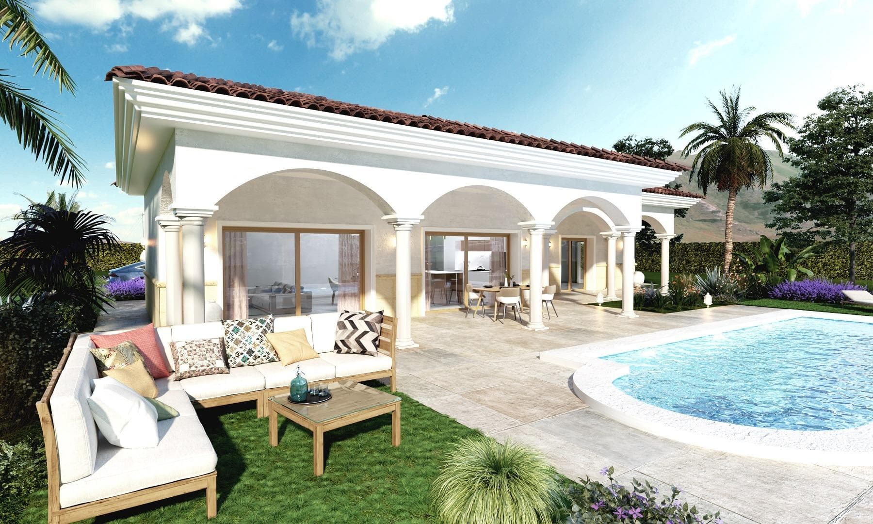 Villa de 2 dormitorios en Pinoso