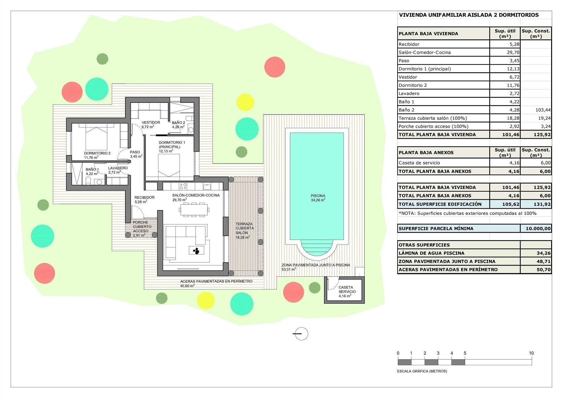 Villa med 2 soverom og 2 bad – bilde 5