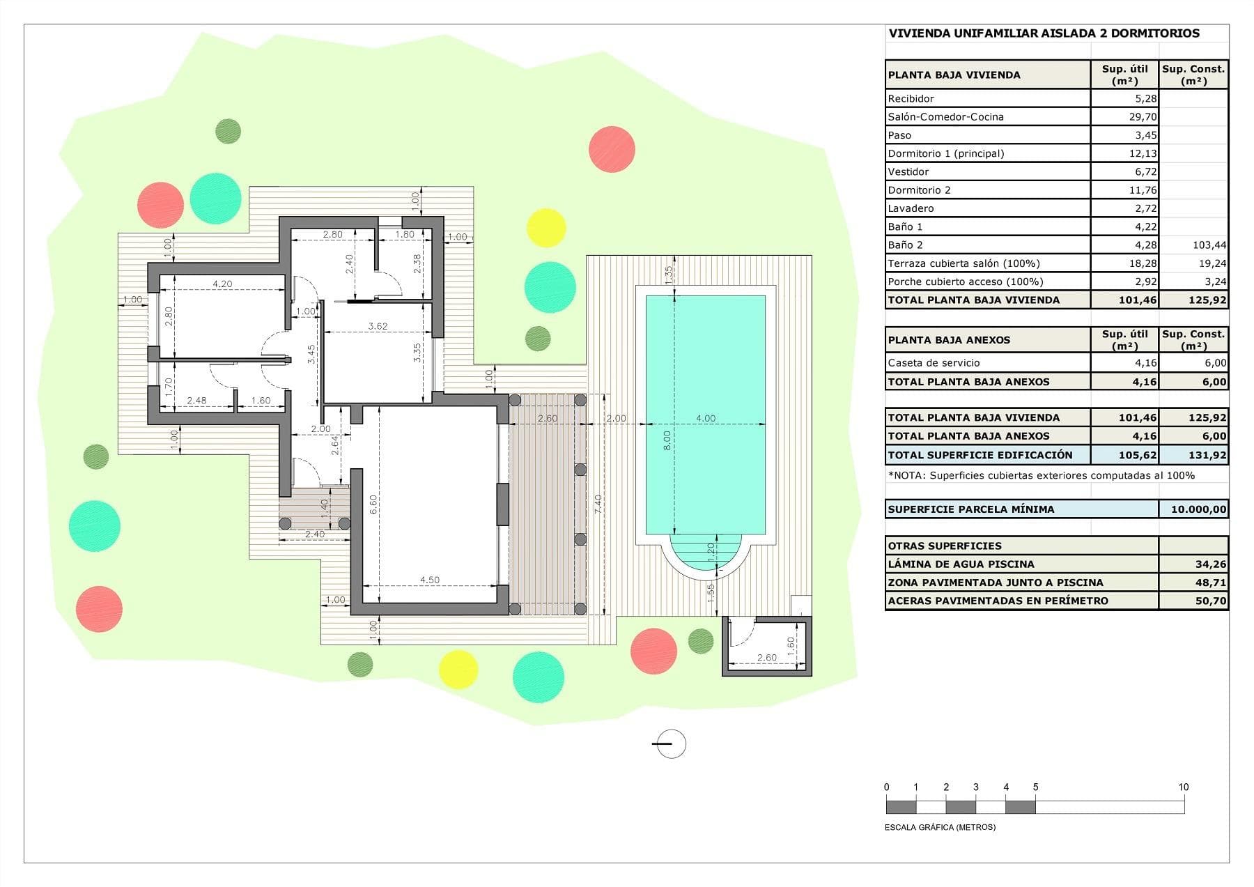Villa med 2 soverom og 2 bad – bilde 6