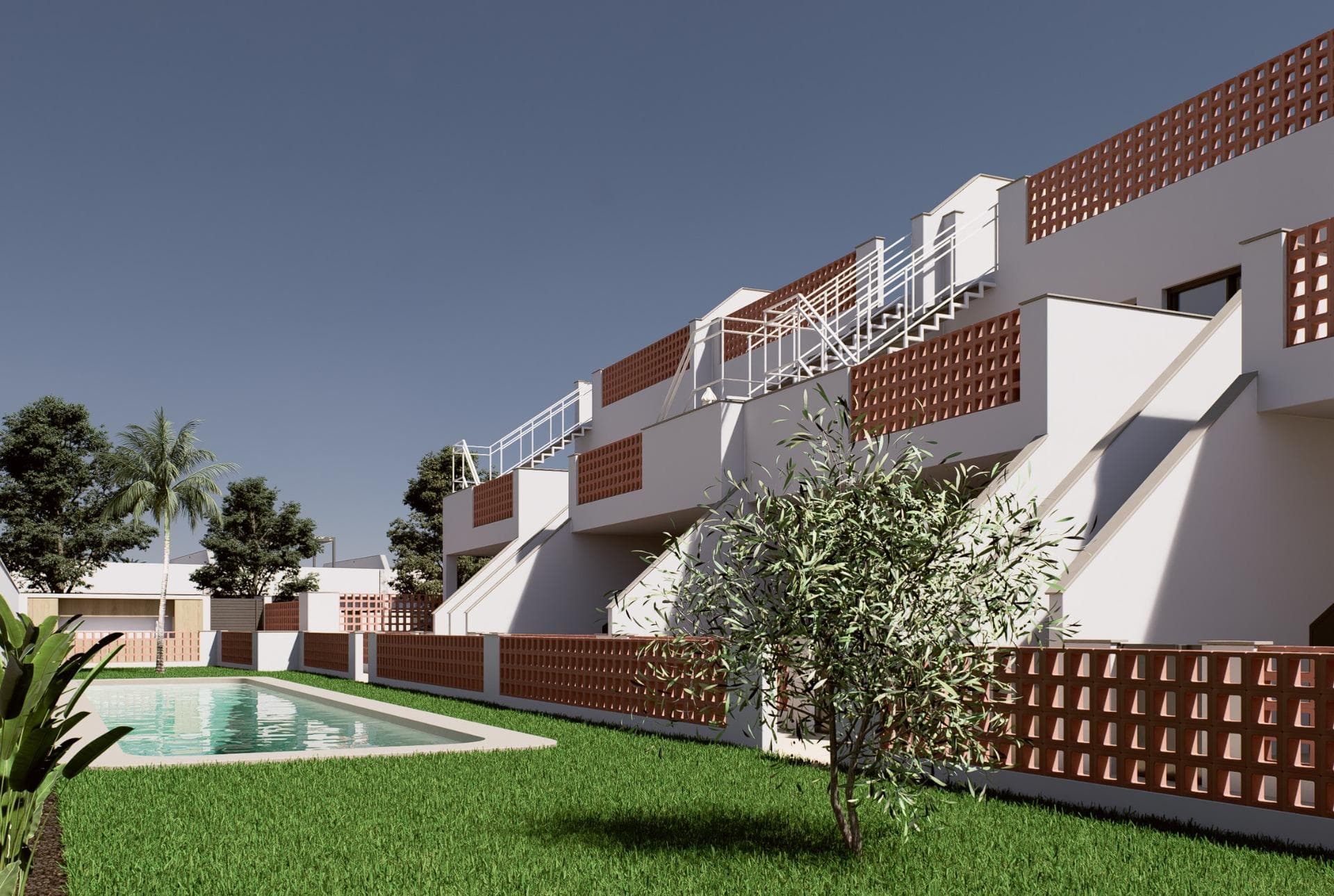 Bungalow de 3 dormitorios en Pilar de la Horadada