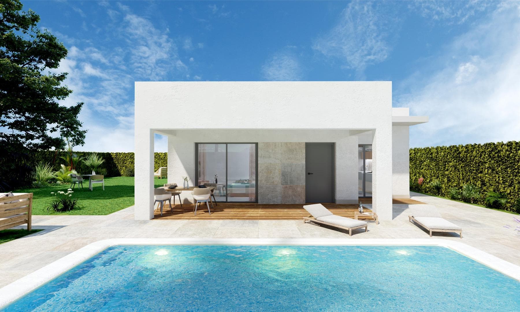 Villa de 3 dormitorios en Hondón de las Nieves