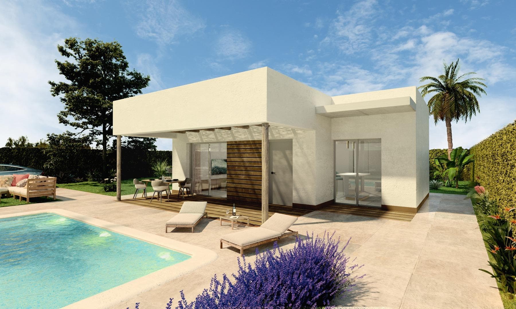 Villa de 3 dormitorios en Hondón de las Nieves