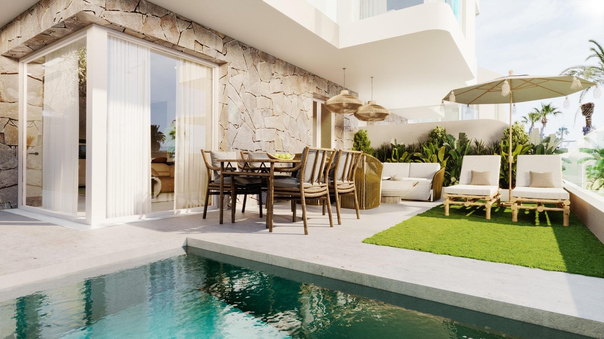 Chalet pareado de 3 dormitorios en Costa de Almeria
