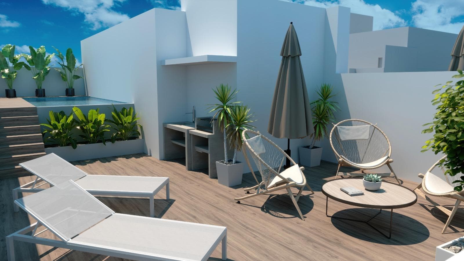 Moderne toppleilighet med 2 soverom og 2 bad – bilde 2
